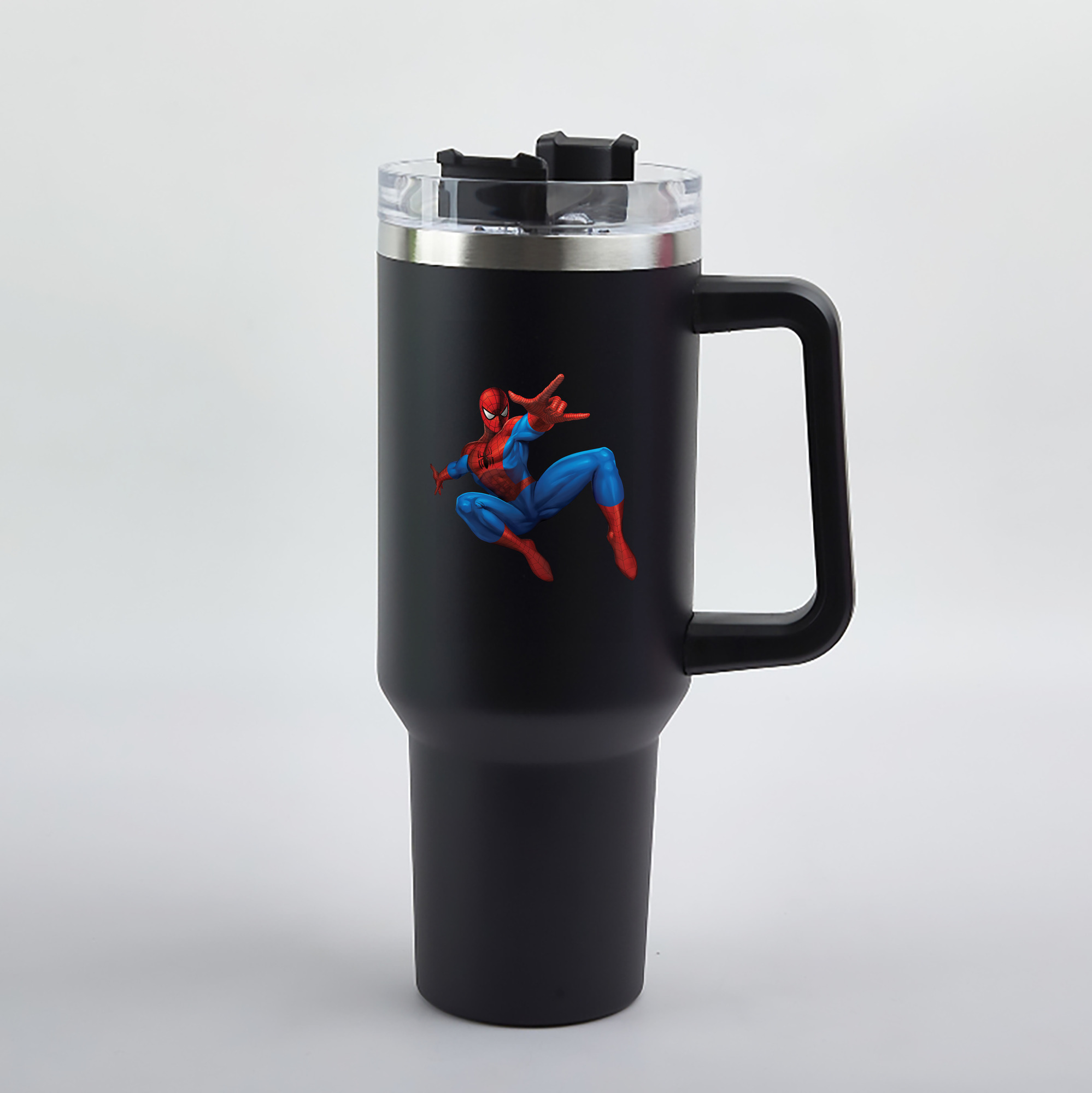 （画像用） Spider Man スパイダーマン 1200mL車用タンブラー（カラープリント）