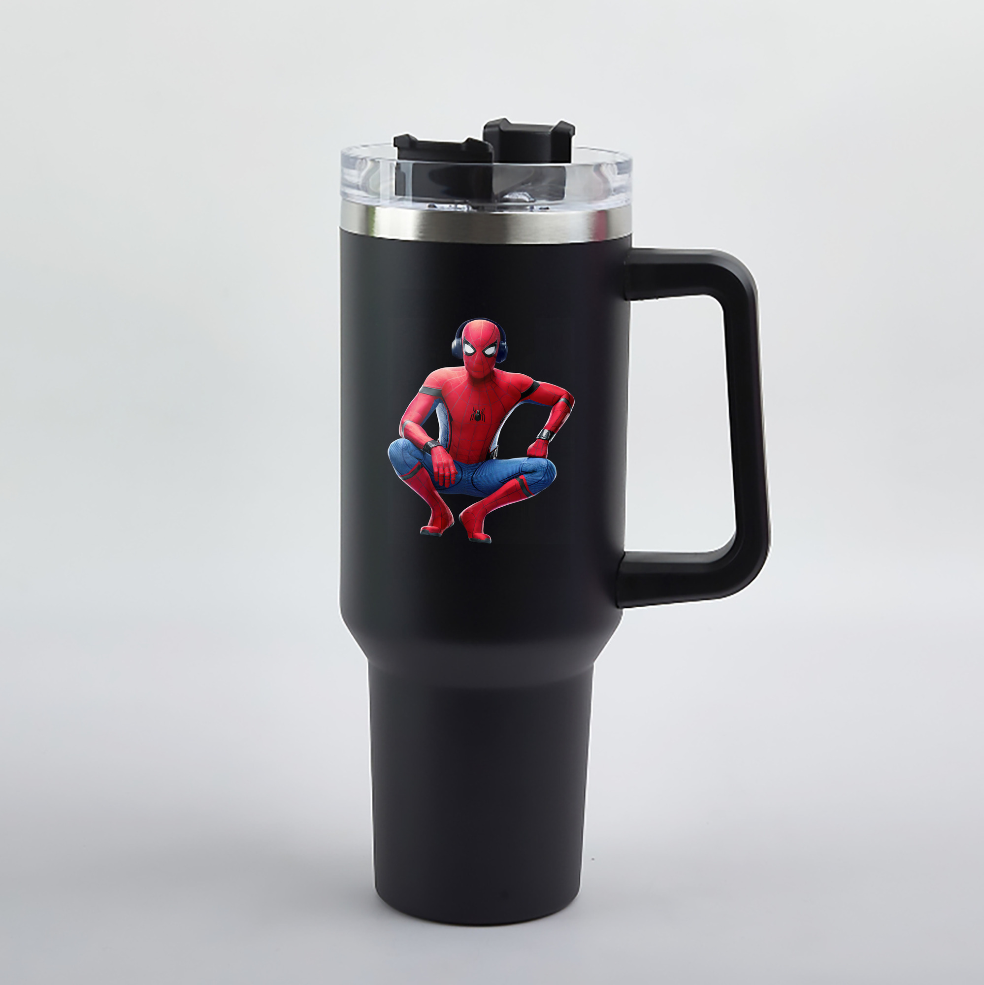 （画像用） Spider Man スパイダーマン 1200mL車用タンブラー（カラープリント）