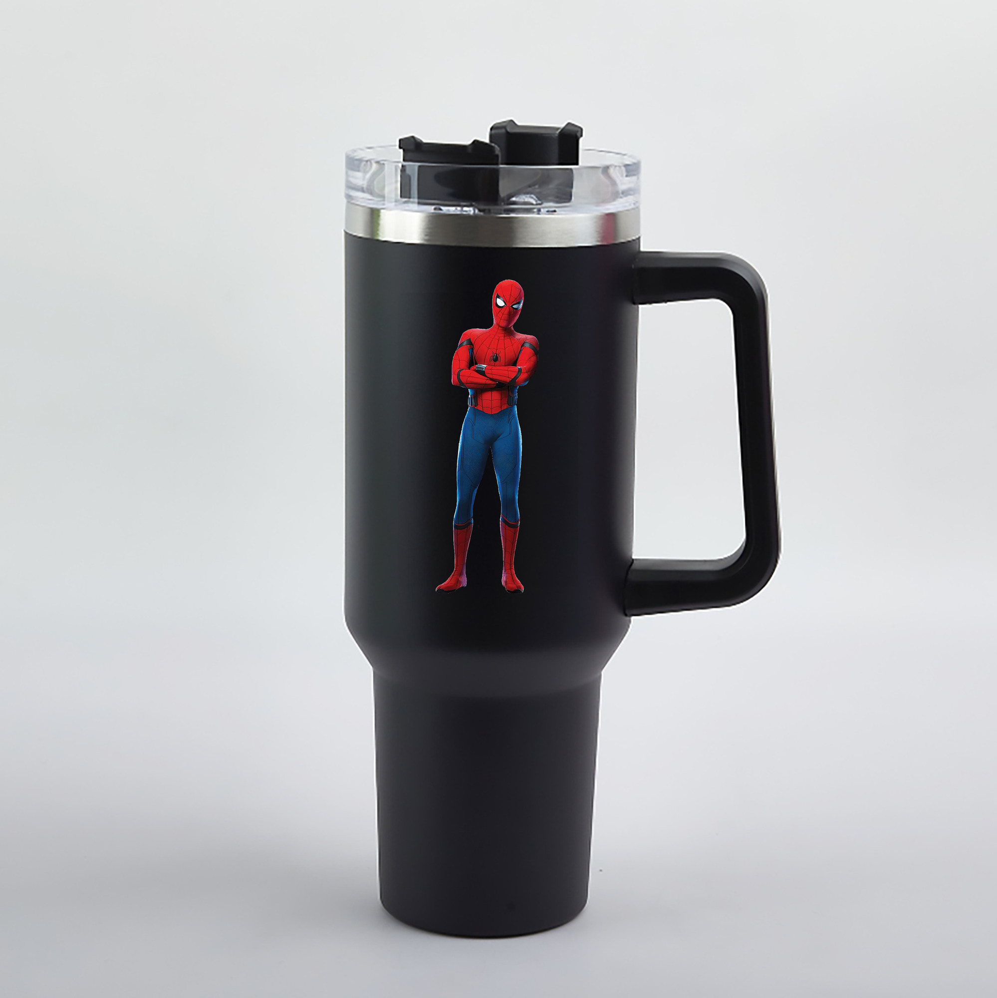 （画像用） Spider Man スパイダーマン 1200mL車用タンブラー（カラープリント）