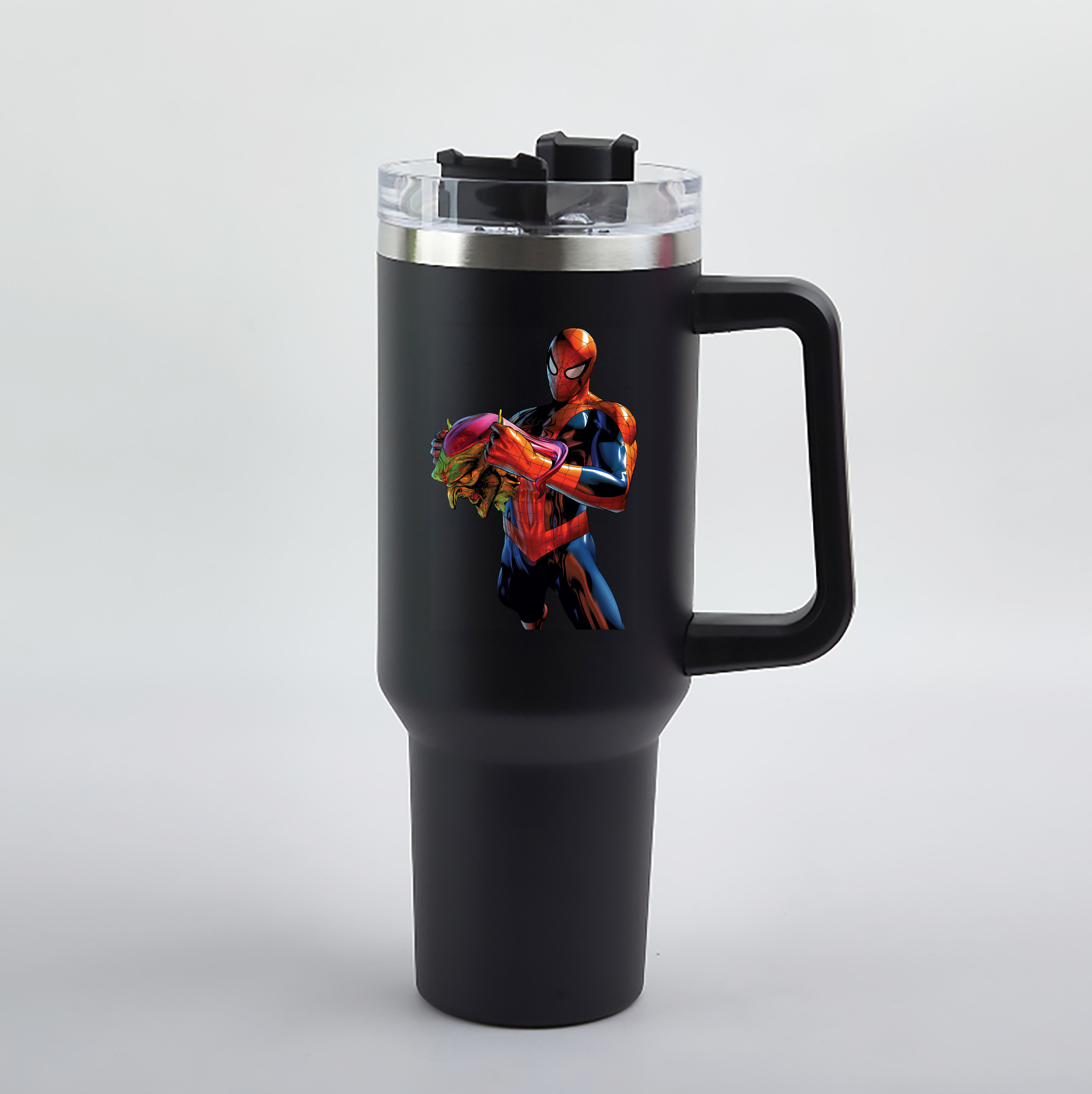 （画像用） Spider Man スパイダーマン 1200mL車用タンブラー（カラープリント）