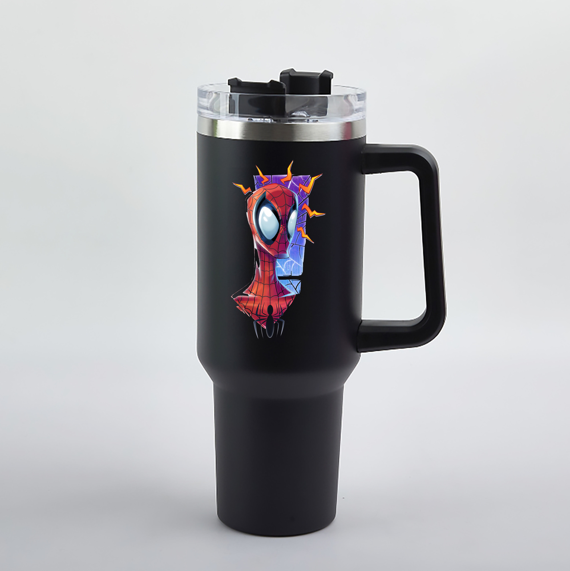 （画像用） Spider Man スパイダーマン 1200mL車用タンブラー（カラープリント）