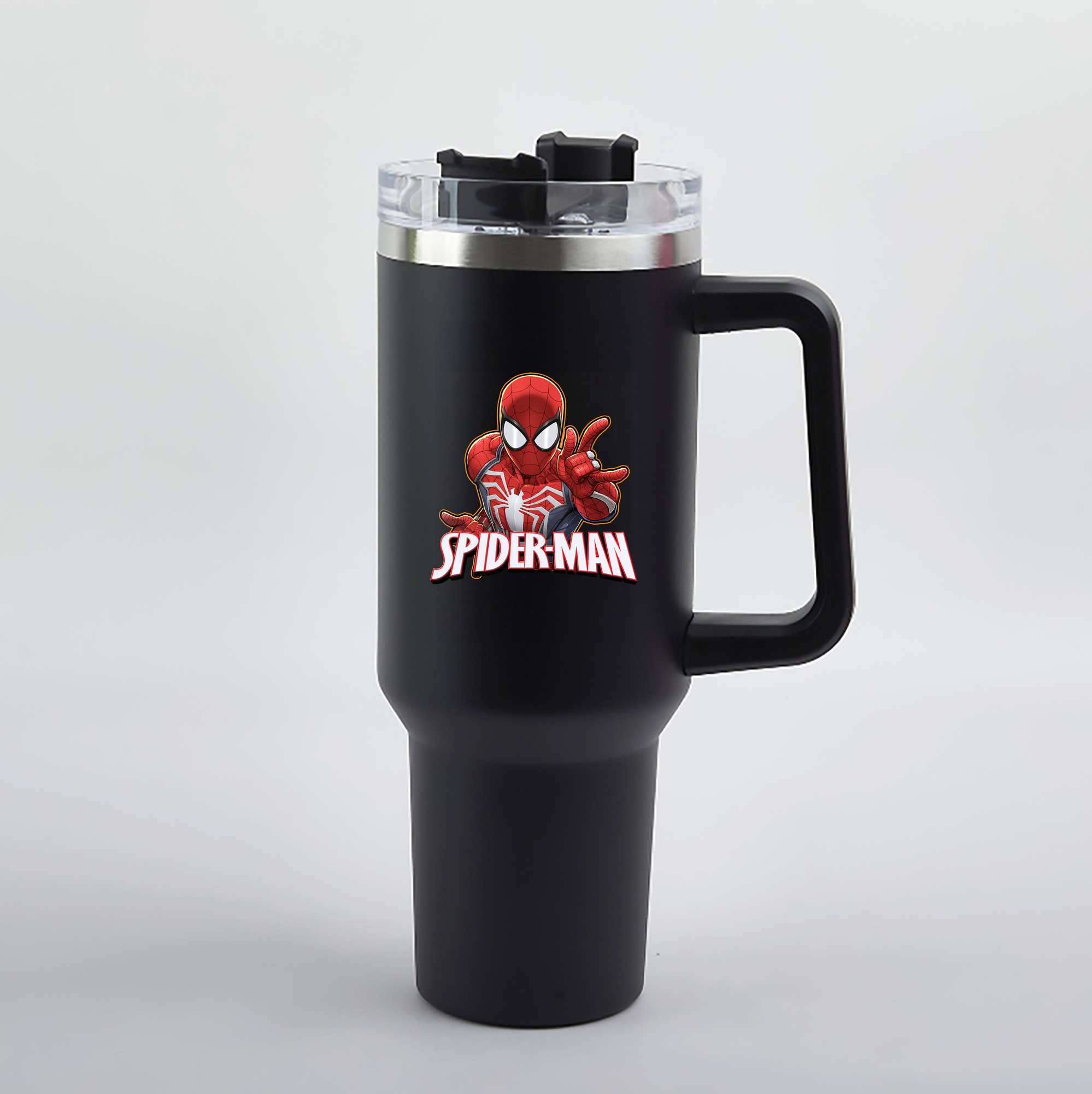 （画像用） Spider Man スパイダーマン 1200mL車用タンブラー（カラープリント）