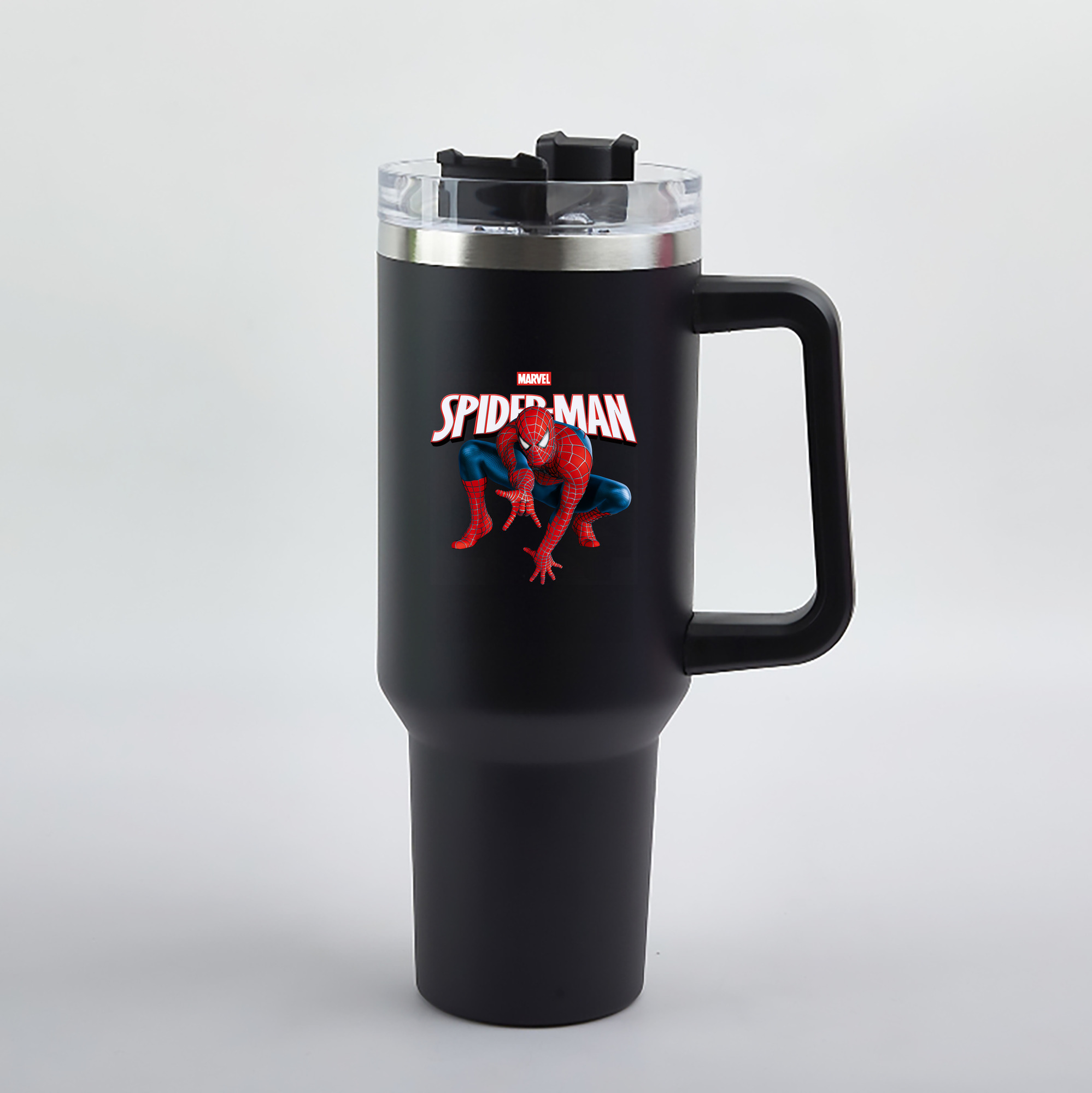 （画像用） Spider Man スパイダーマン 1200mL車用タンブラー（カラープリント）