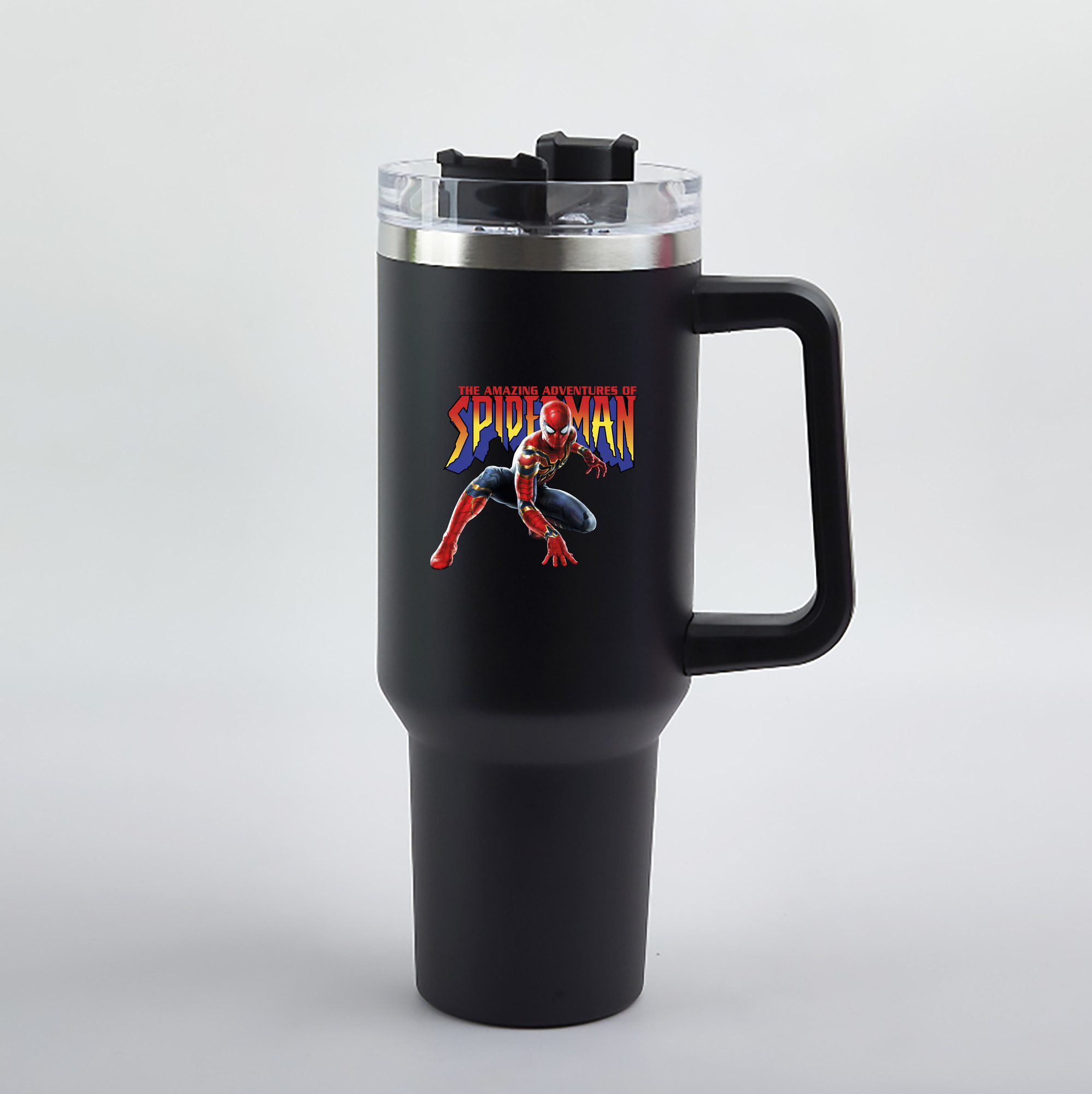 （画像用） Spider Man スパイダーマン 1200mL車用タンブラー（カラープリント）
