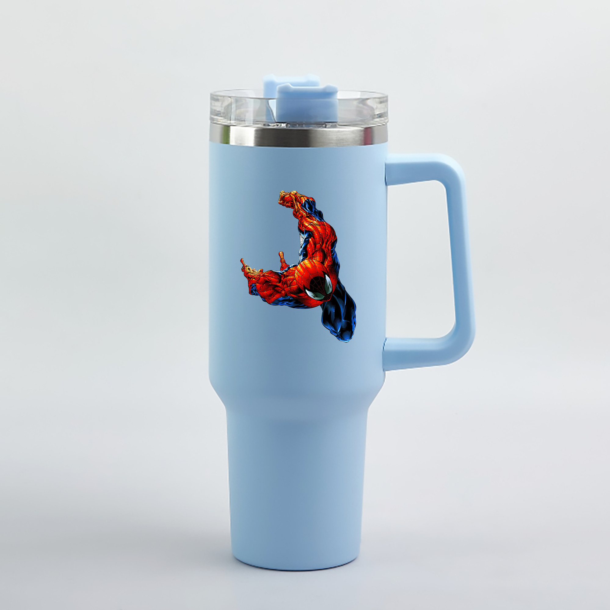 （画像用） Spider Man スパイダーマン 1200mL車用タンブラー（カラープリント）