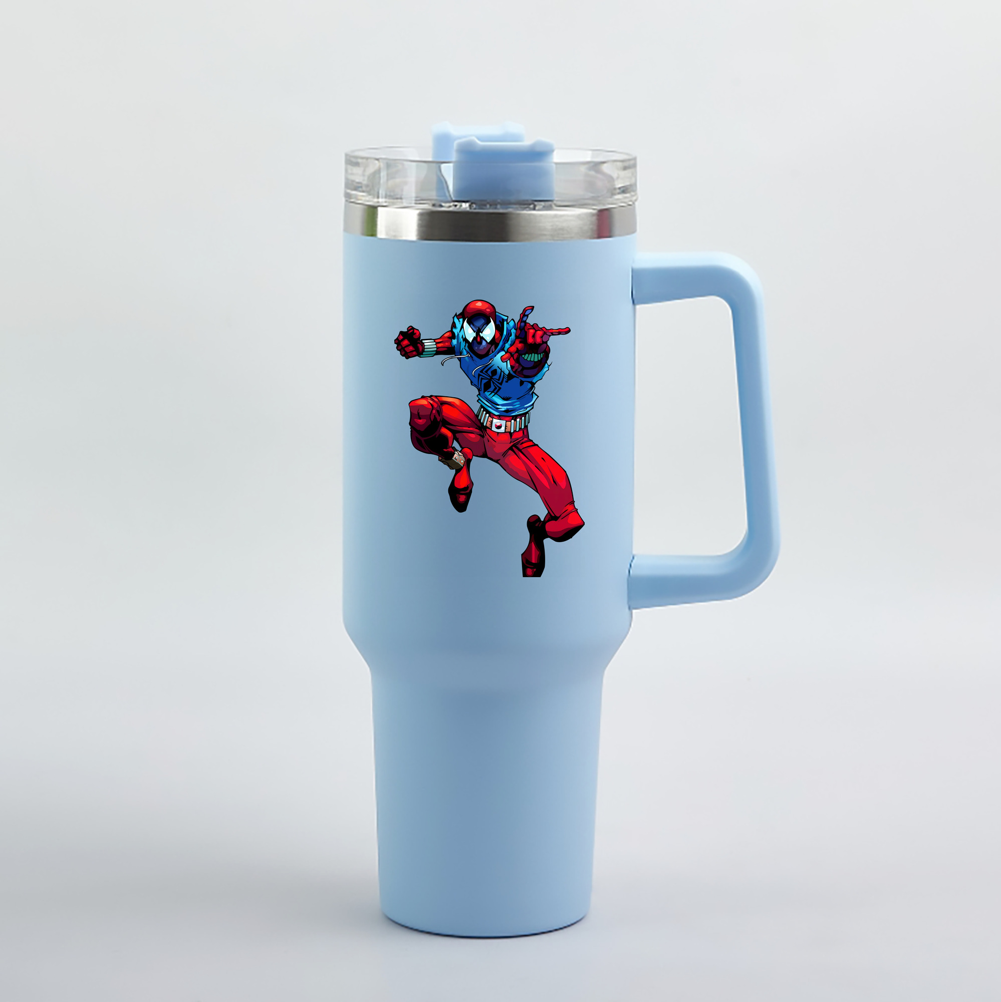 （画像用） Spider Man スパイダーマン 1200mL車用タンブラー（カラープリント）