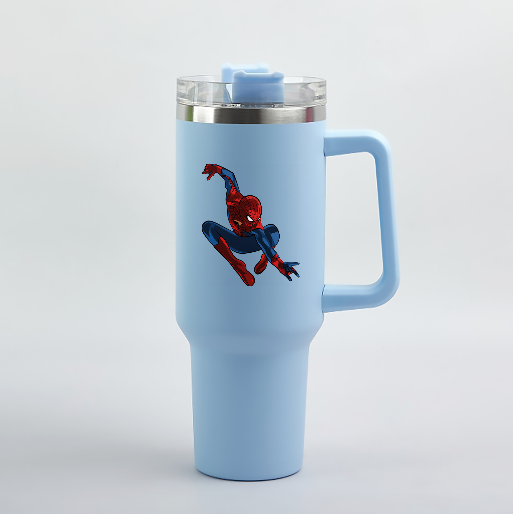（画像用） Spider Man スパイダーマン 1200mL車用タンブラー（カラープリント）