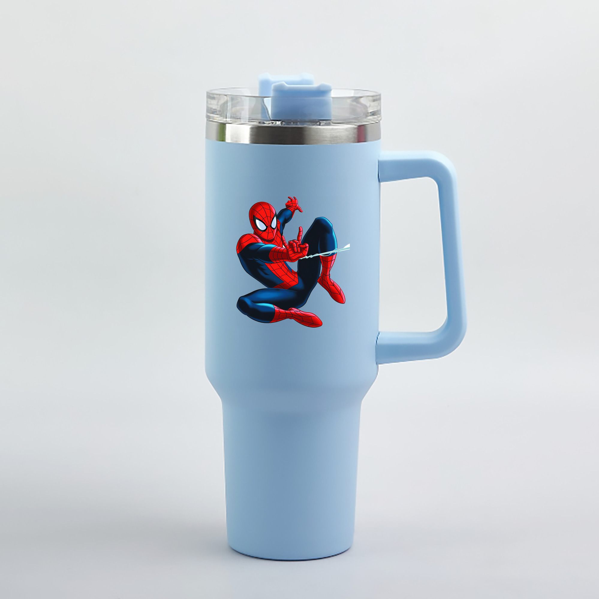 （画像用） Spider Man スパイダーマン 1200mL車用タンブラー（カラープリント）