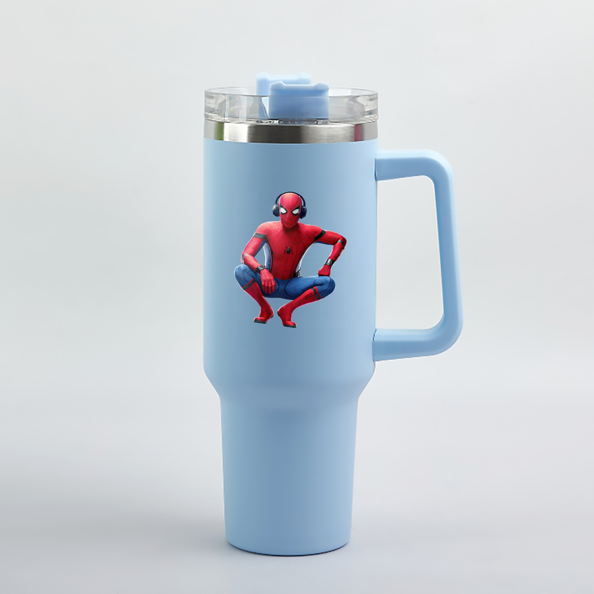 （画像用） Spider Man スパイダーマン 1200mL車用タンブラー（カラープリント）