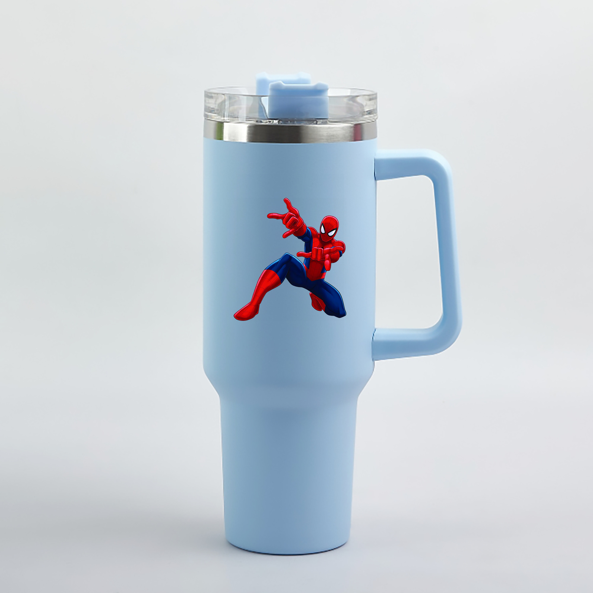 （画像用） Spider Man スパイダーマン 1200mL車用タンブラー（カラープリント）
