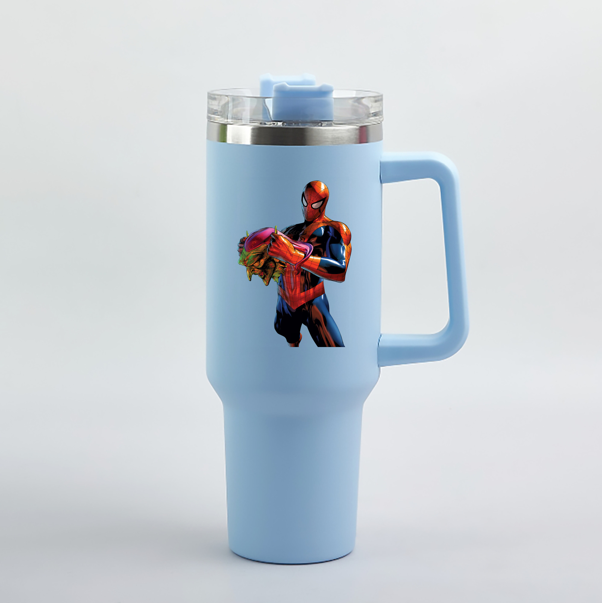（画像用） Spider Man スパイダーマン 1200mL車用タンブラー（カラープリント）