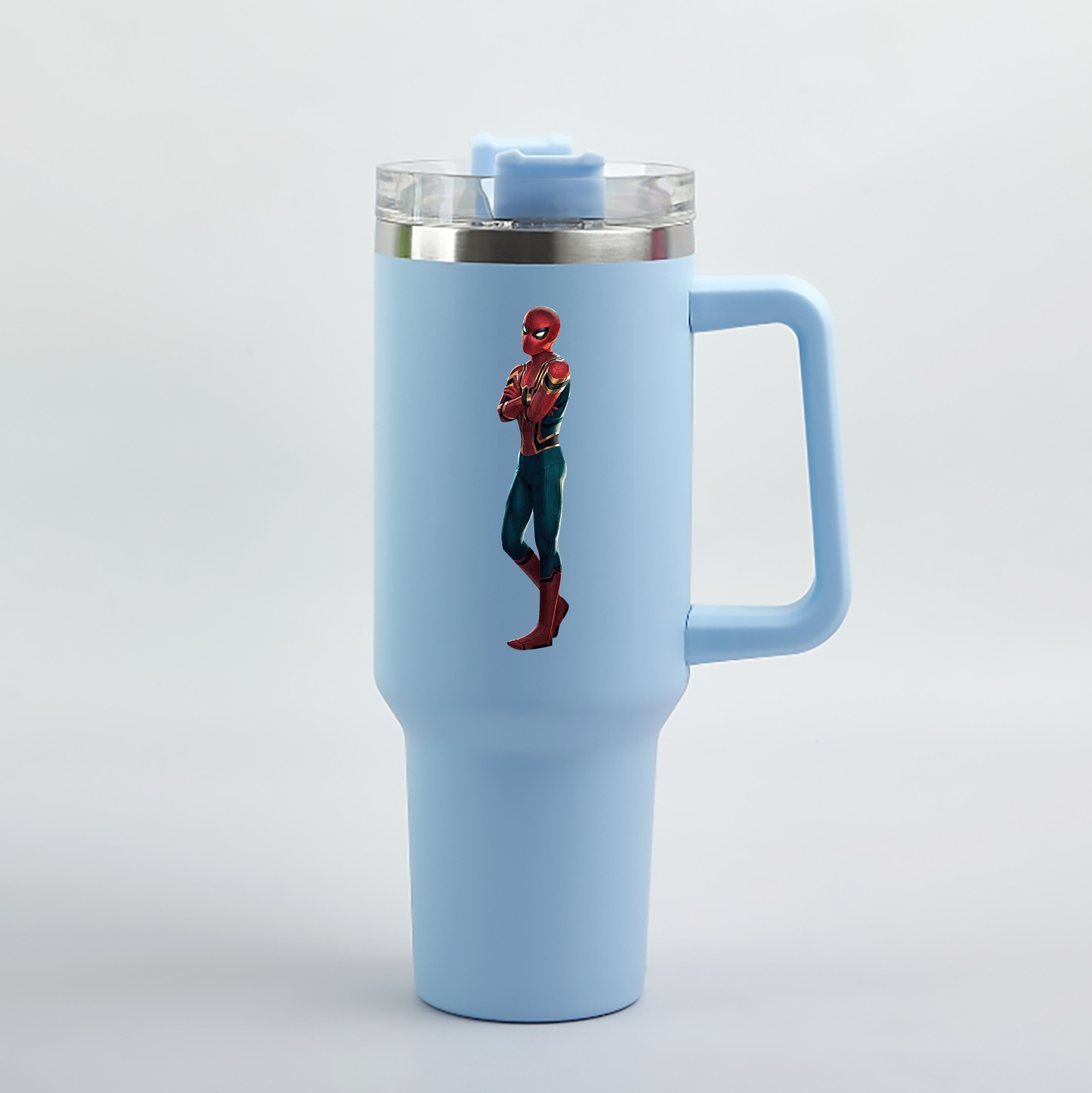 （画像用） Spider Man スパイダーマン 1200mL車用タンブラー（カラープリント）