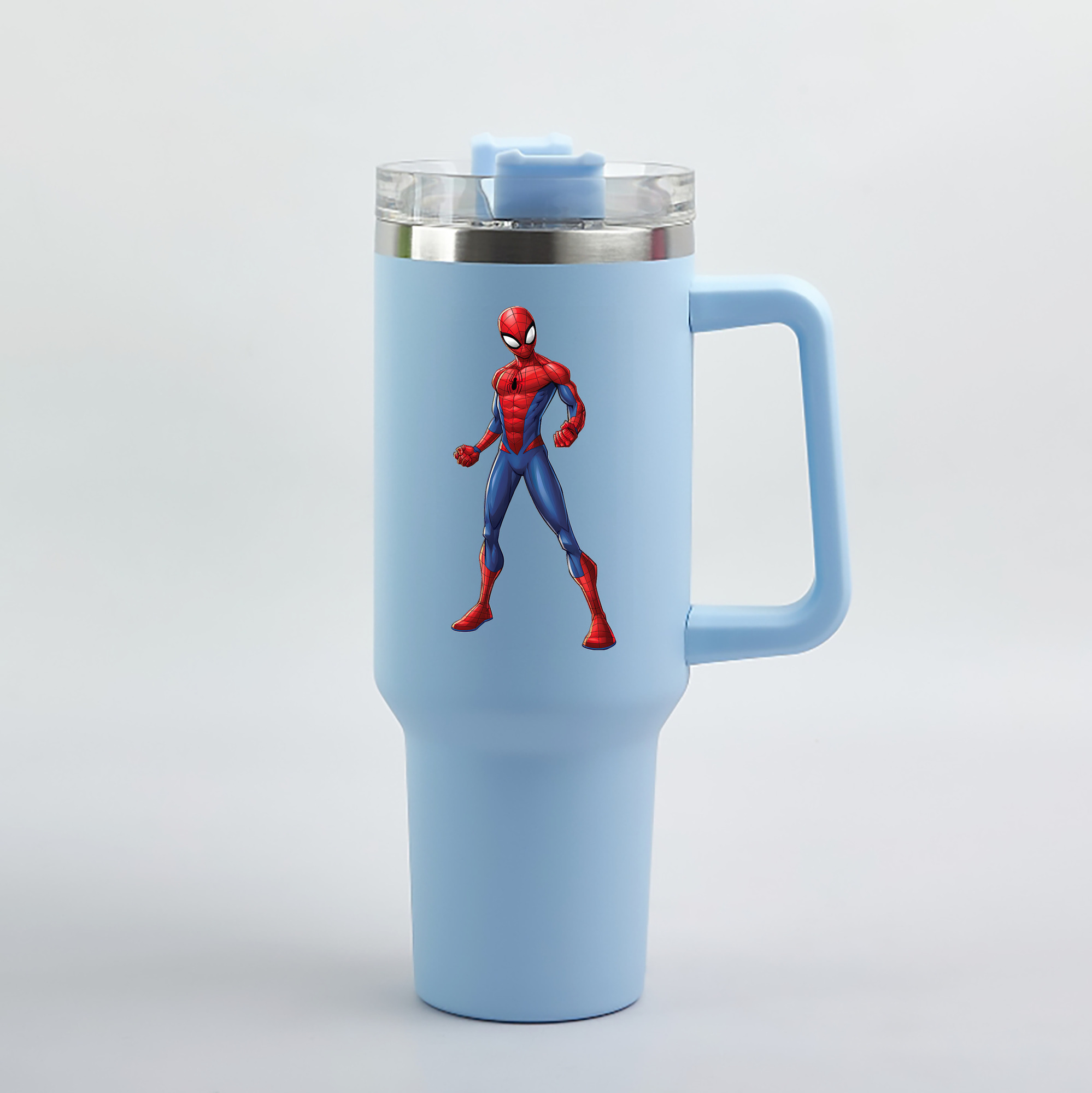 （画像用） Spider Man スパイダーマン 1200mL車用タンブラー（カラープリント）