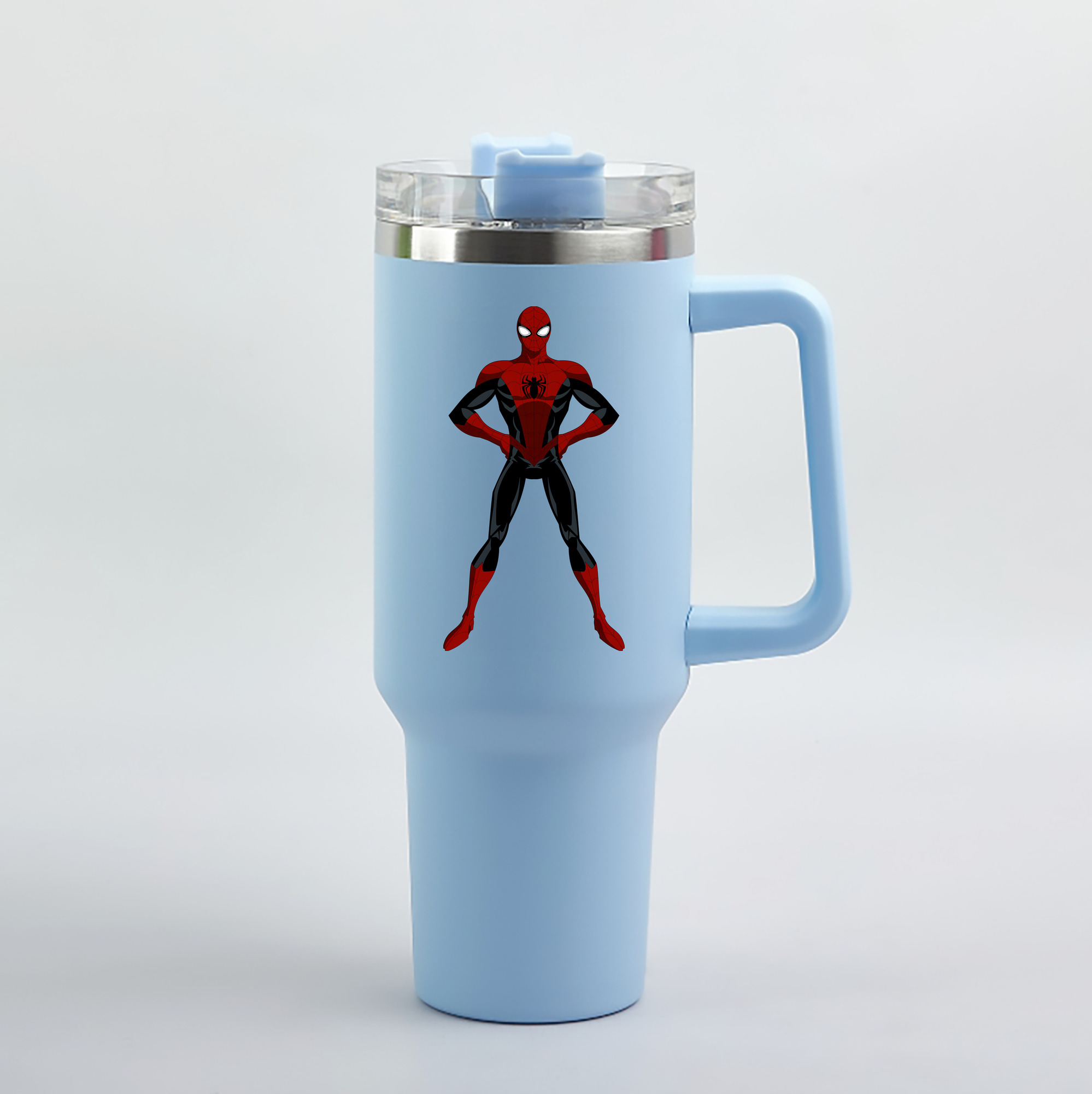 （画像用） Spider Man スパイダーマン 1200mL車用タンブラー（カラープリント）