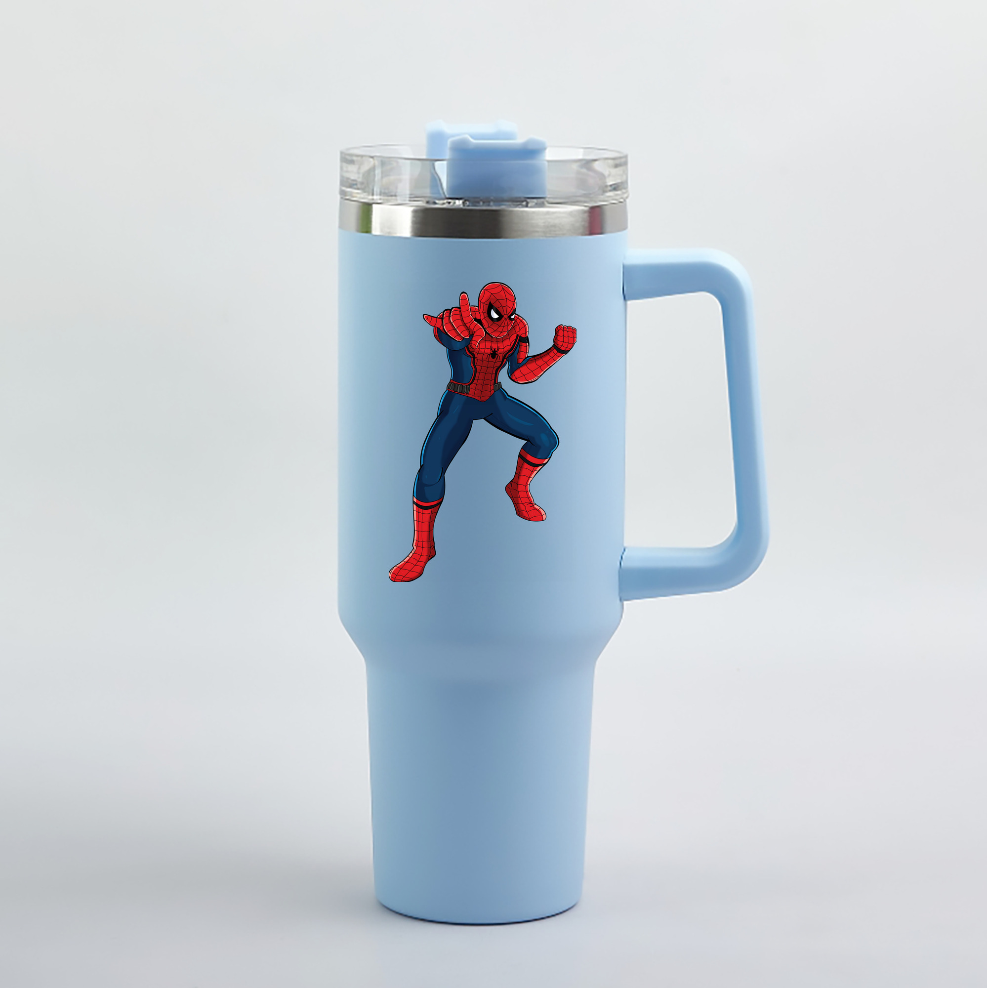 （画像用） Spider Man スパイダーマン 1200mL車用タンブラー（カラープリント）