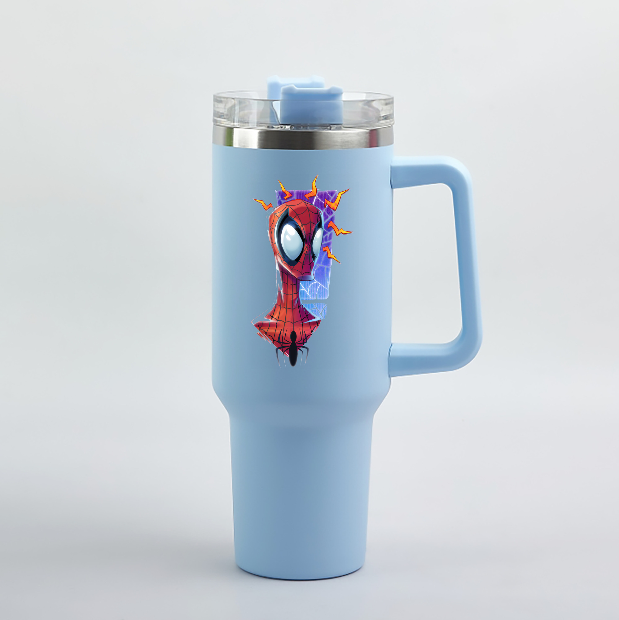 （画像用） Spider Man スパイダーマン 1200mL車用タンブラー（カラープリント）