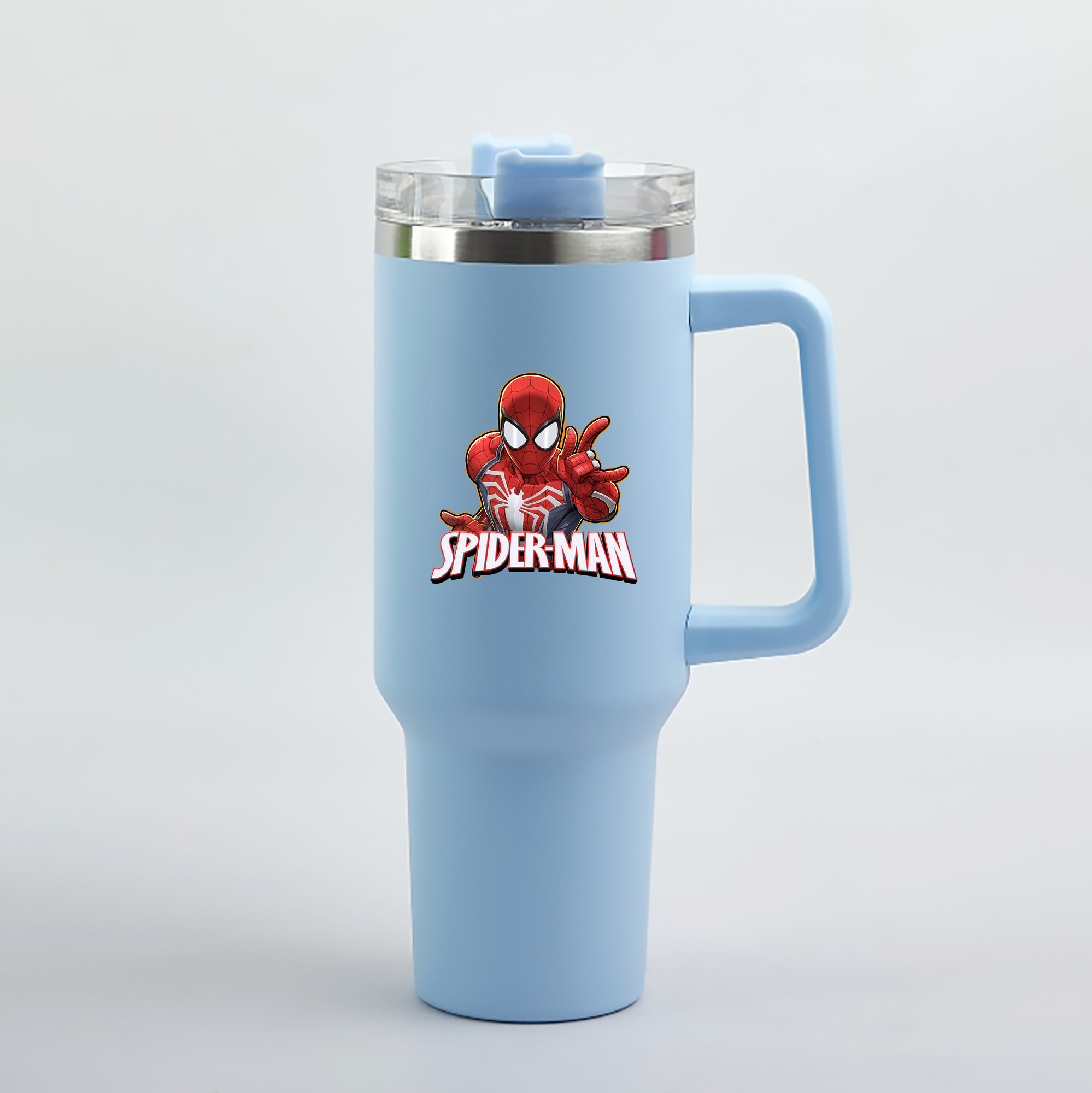 （画像用） Spider Man スパイダーマン 1200mL車用タンブラー（カラープリント）