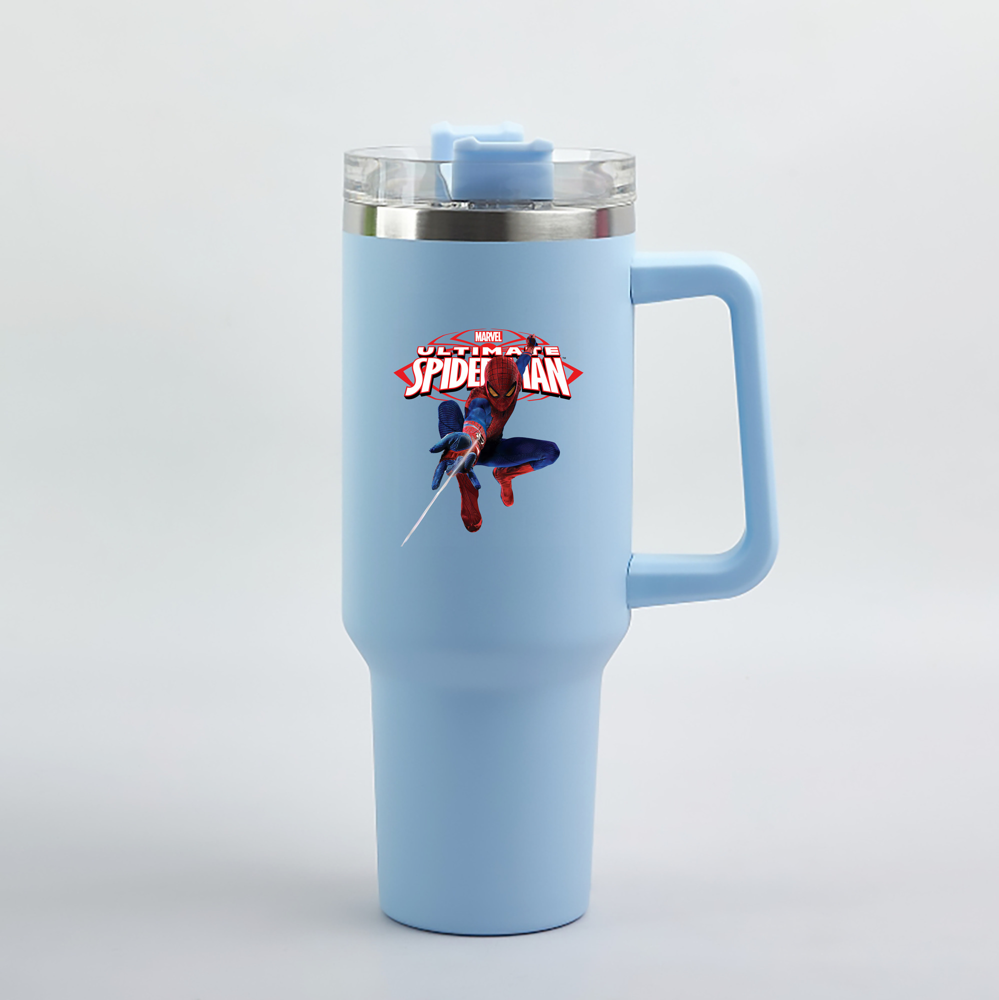 （画像用） Spider Man スパイダーマン 1200mL車用タンブラー（カラープリント）