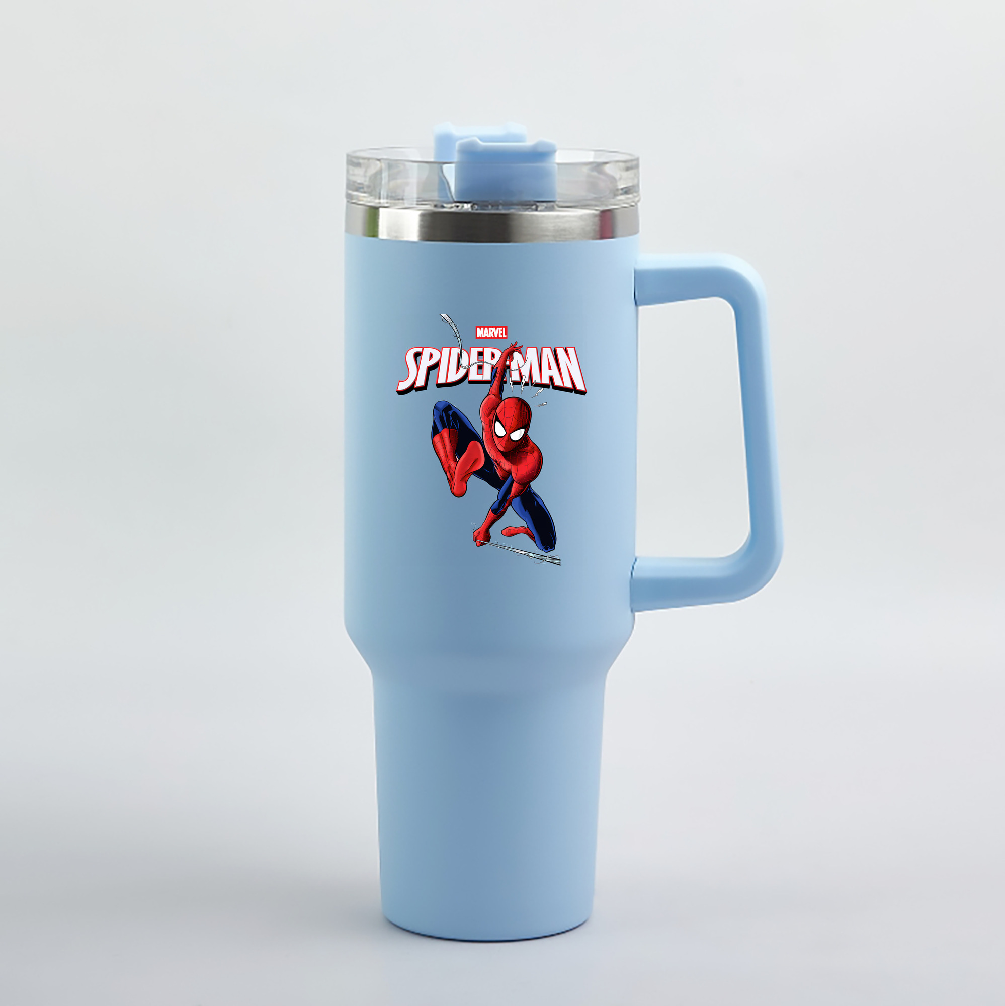 （画像用） Spider Man スパイダーマン 1200mL車用タンブラー（カラープリント）