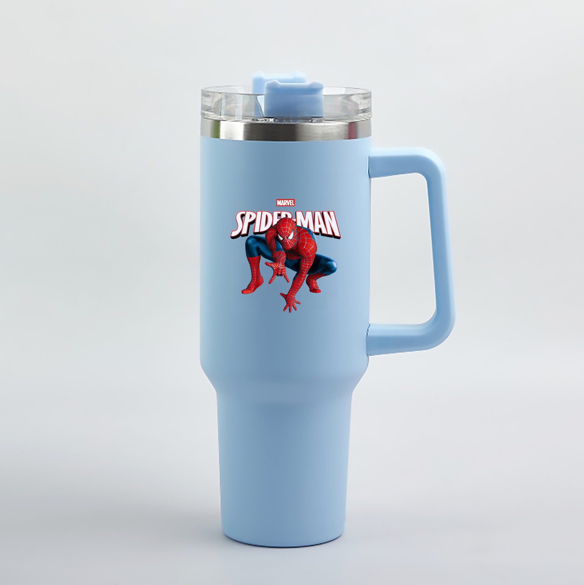 （画像用） Spider Man スパイダーマン 1200mL車用タンブラー（カラープリント）