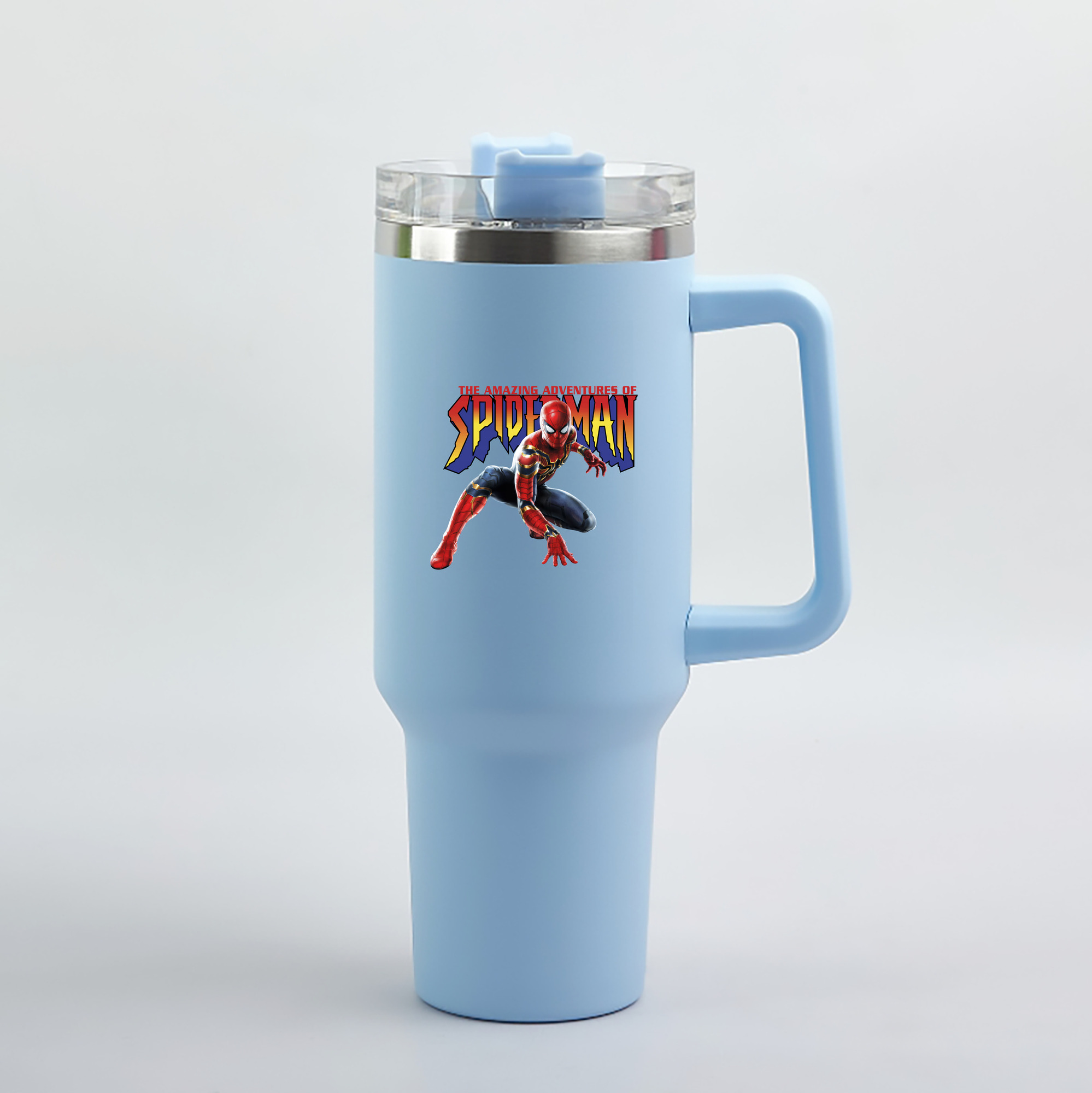 （画像用） Spider Man スパイダーマン 1200mL車用タンブラー（カラープリント）