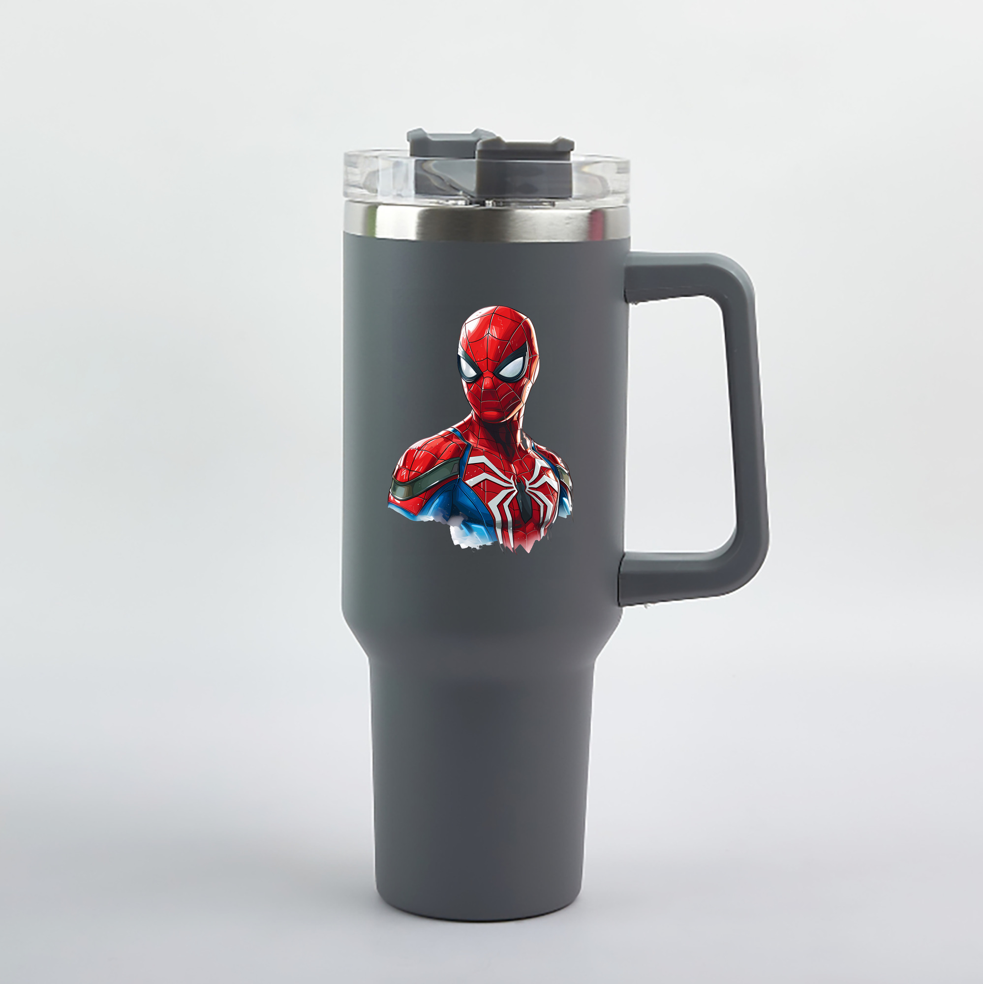 （画像用） Spider Man スパイダーマン 1200mL車用タンブラー（カラープリント）