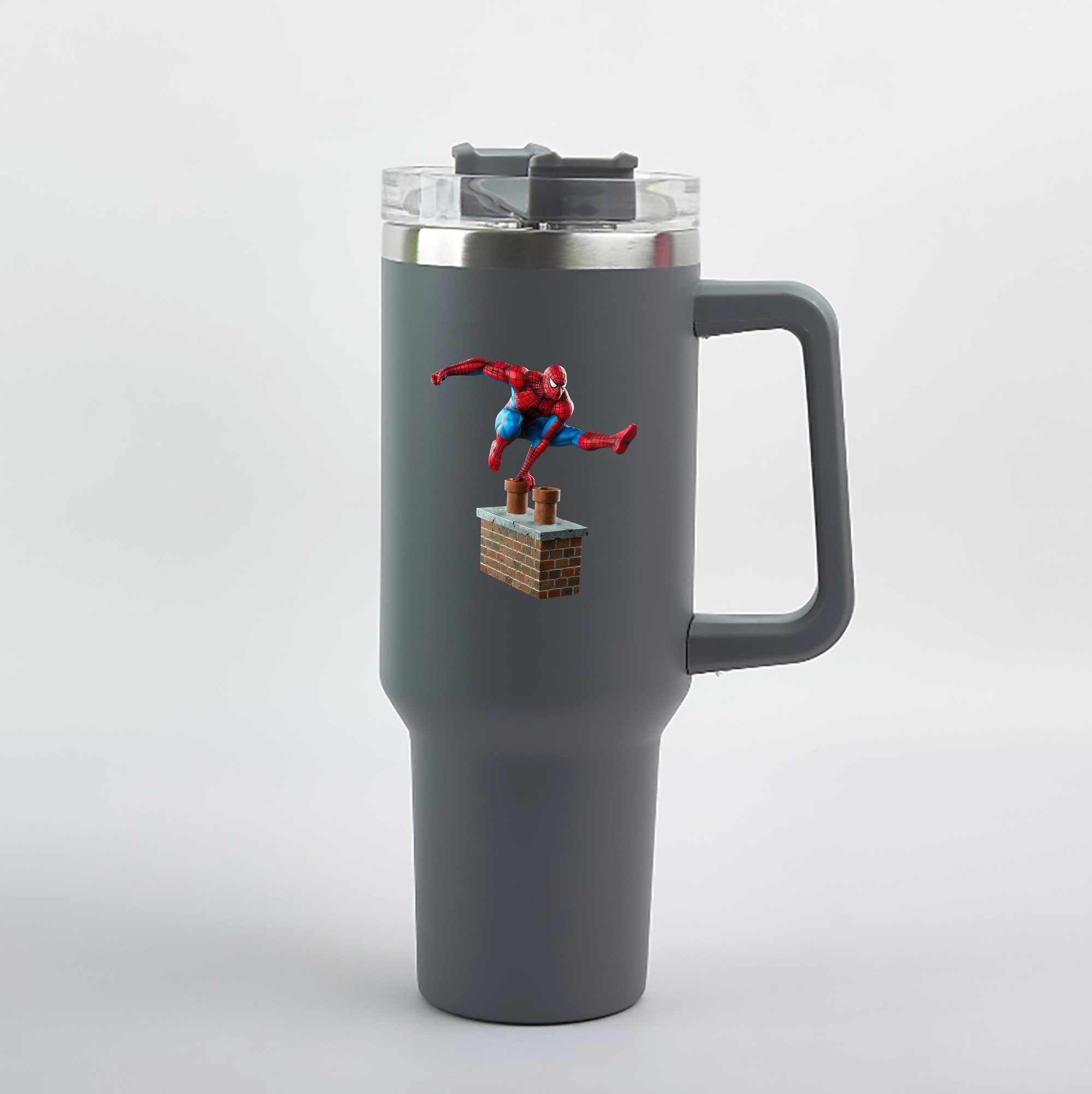 （画像用） Spider Man スパイダーマン 1200mL車用タンブラー（カラープリント）