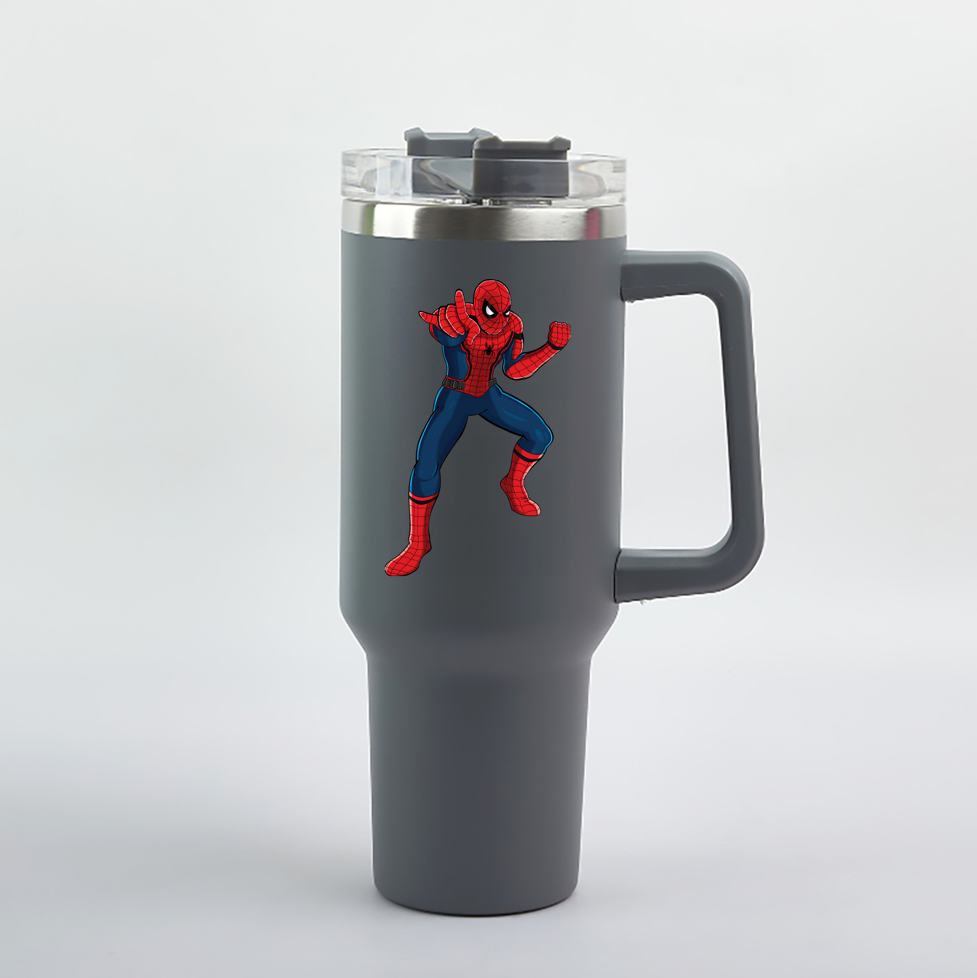 （画像用） Spider Man スパイダーマン 1200mL車用タンブラー（カラープリント）