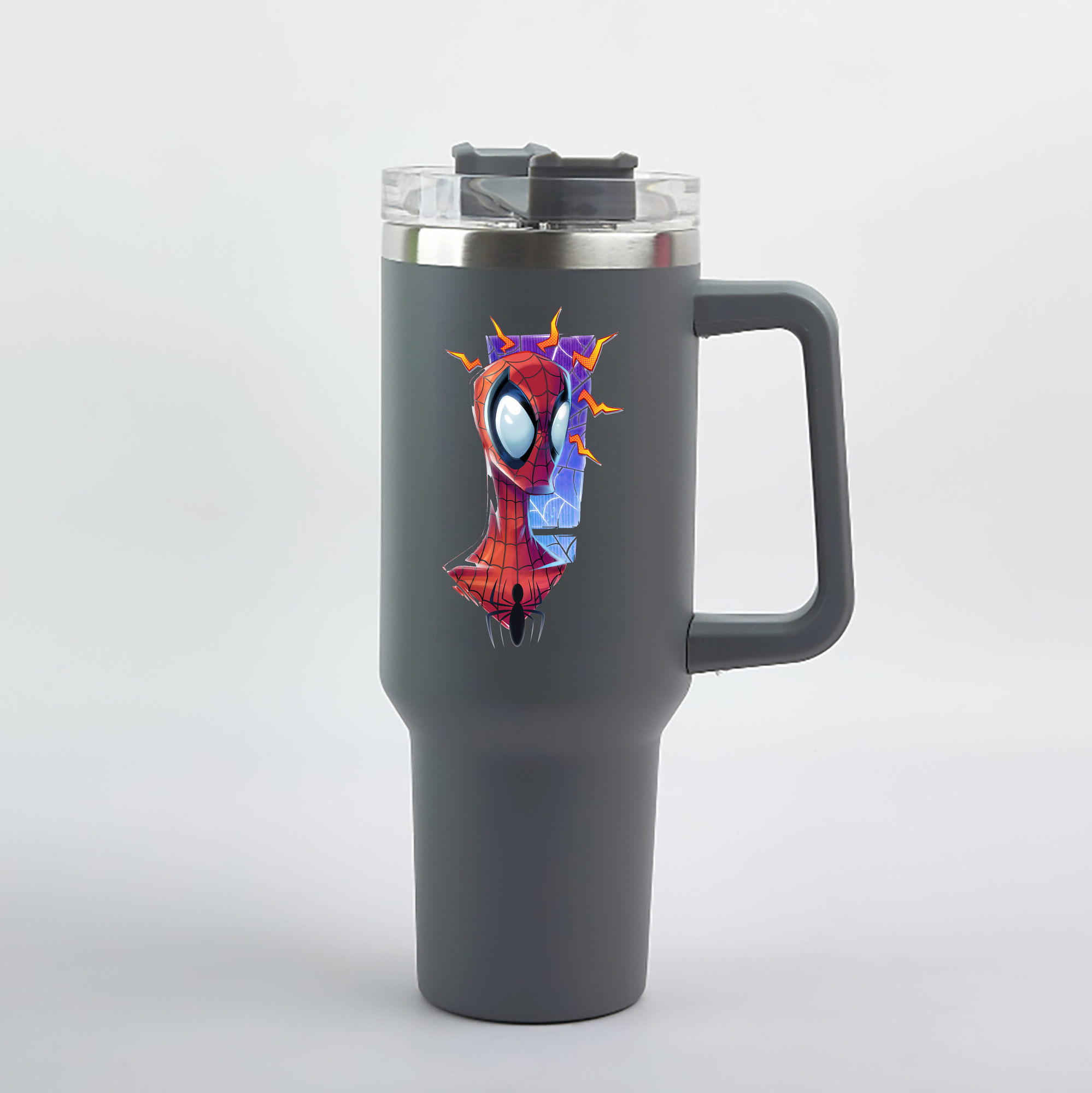 （画像用） Spider Man スパイダーマン 1200mL車用タンブラー（カラープリント）