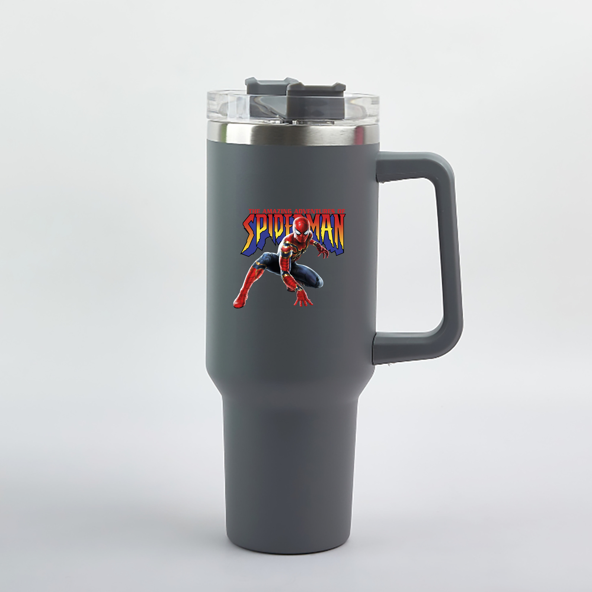 （画像用） Spider Man スパイダーマン 1200mL車用タンブラー（カラープリント）
