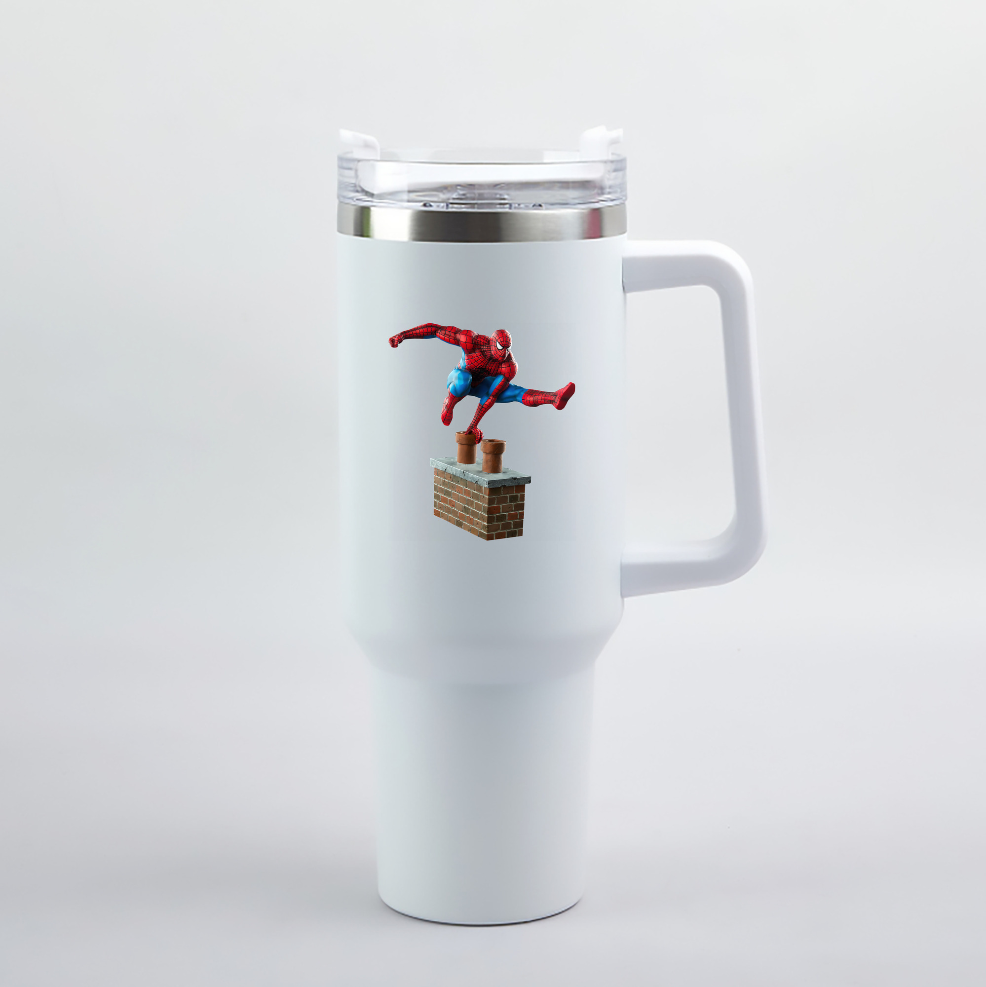 （画像用） Spider Man スパイダーマン 1200mL車用タンブラー（カラープリント）