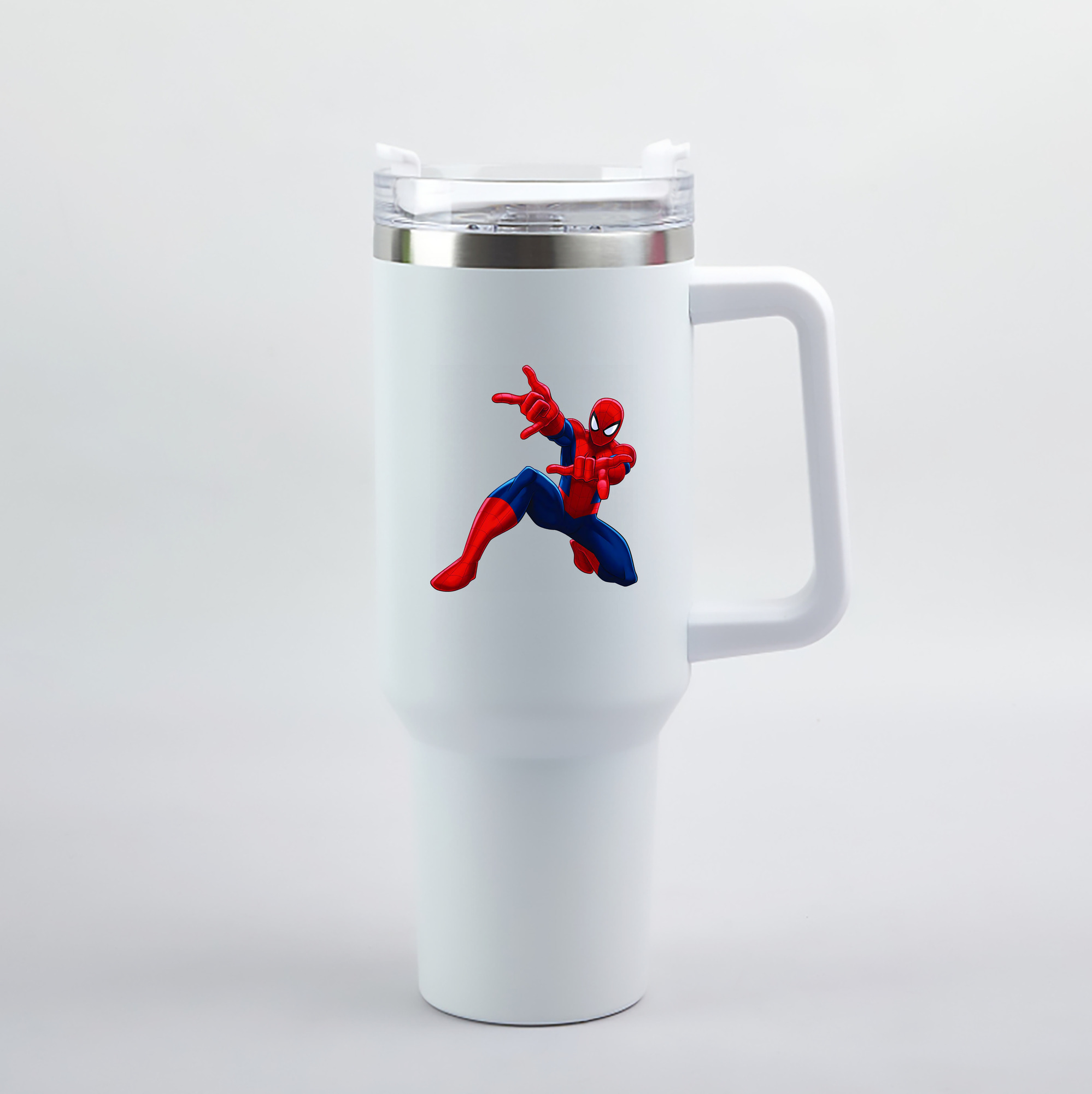 （画像用） Spider Man スパイダーマン 1200mL車用タンブラー（カラープリント）