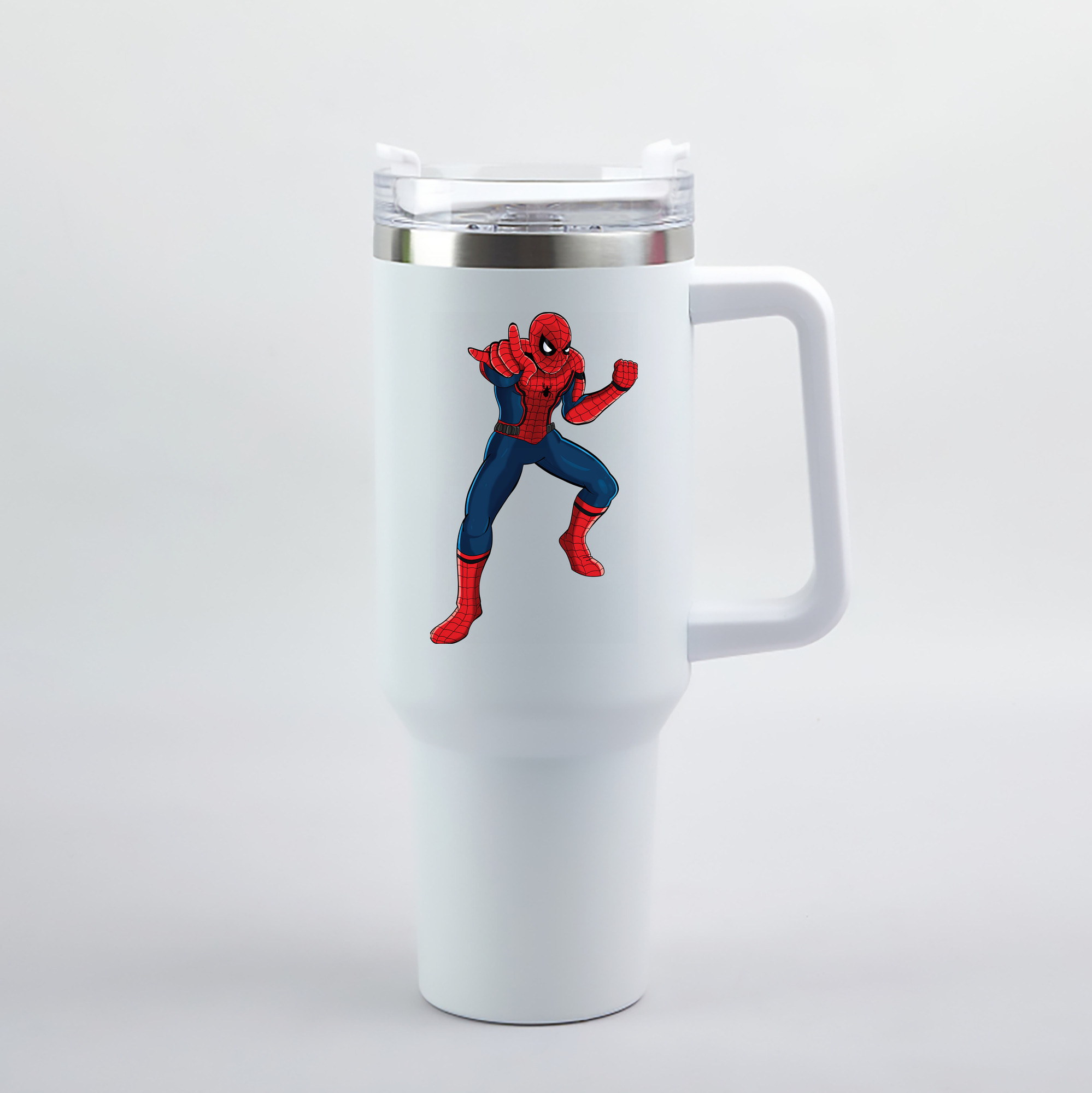 （画像用） Spider Man スパイダーマン 1200mL車用タンブラー（カラープリント）