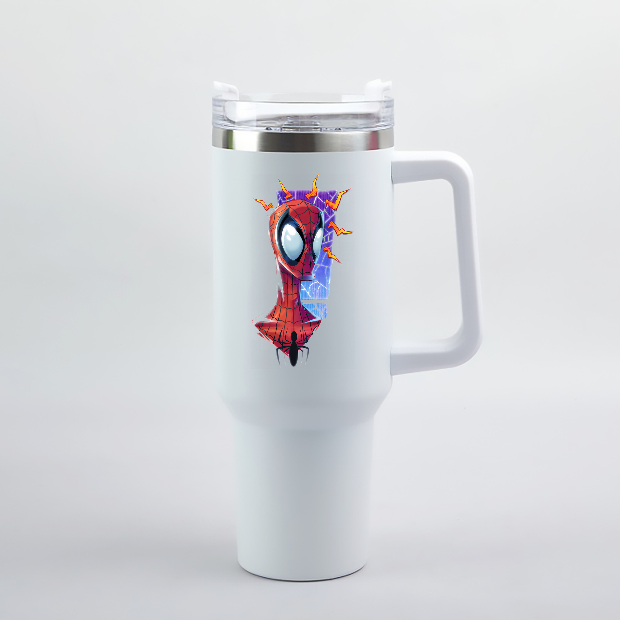 （画像用） Spider Man スパイダーマン 1200mL車用タンブラー（カラープリント）