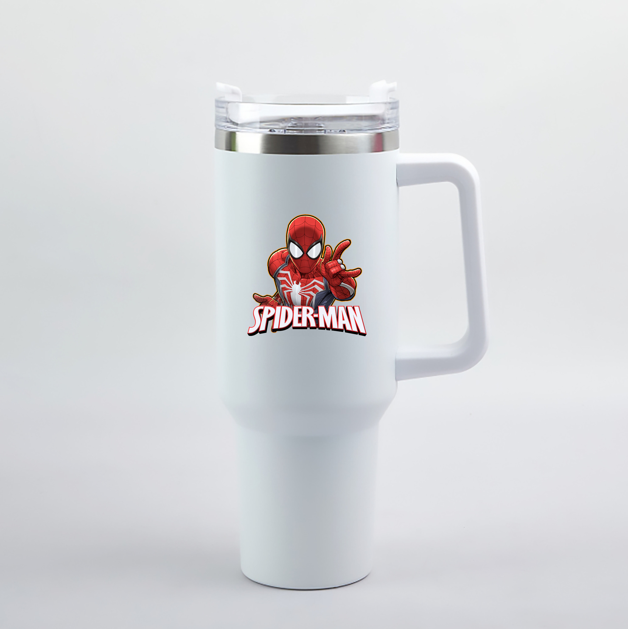 （画像用） Spider Man スパイダーマン 1200mL車用タンブラー（カラープリント）