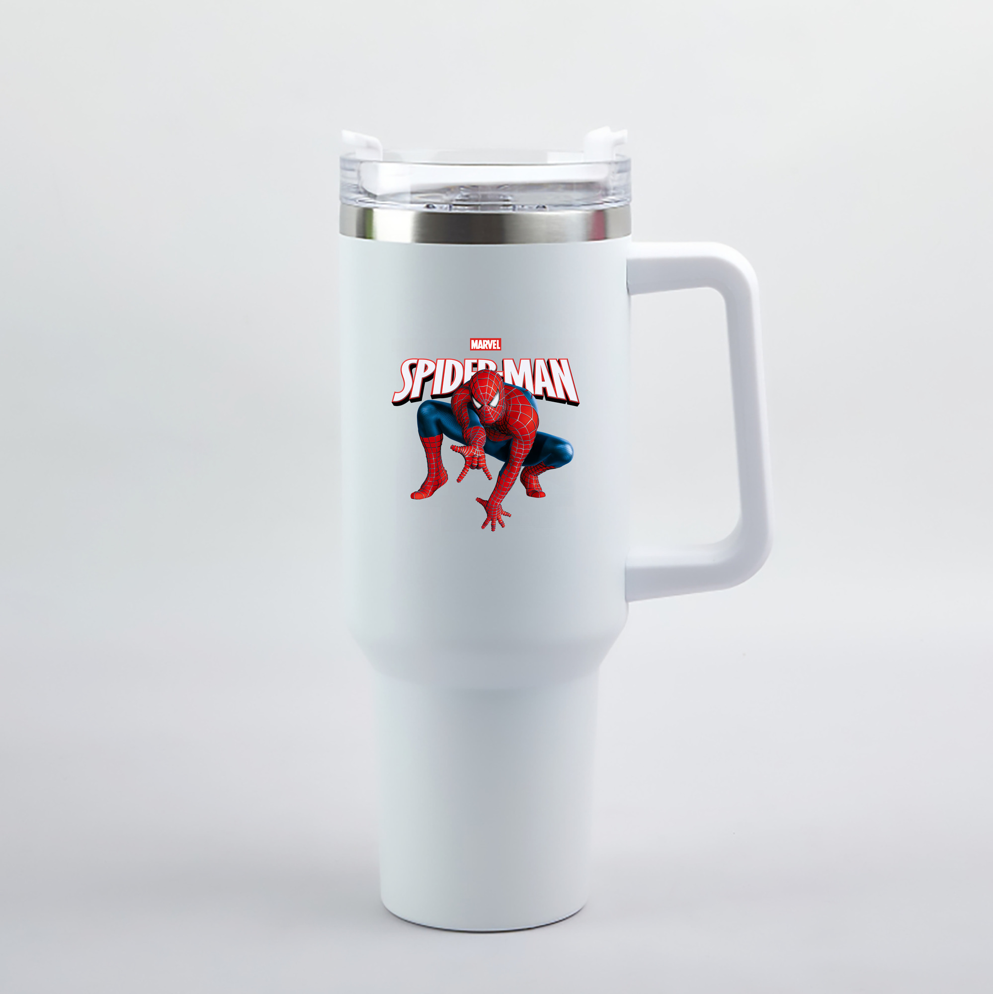 （画像用） Spider Man スパイダーマン 1200mL車用タンブラー（カラープリント）
