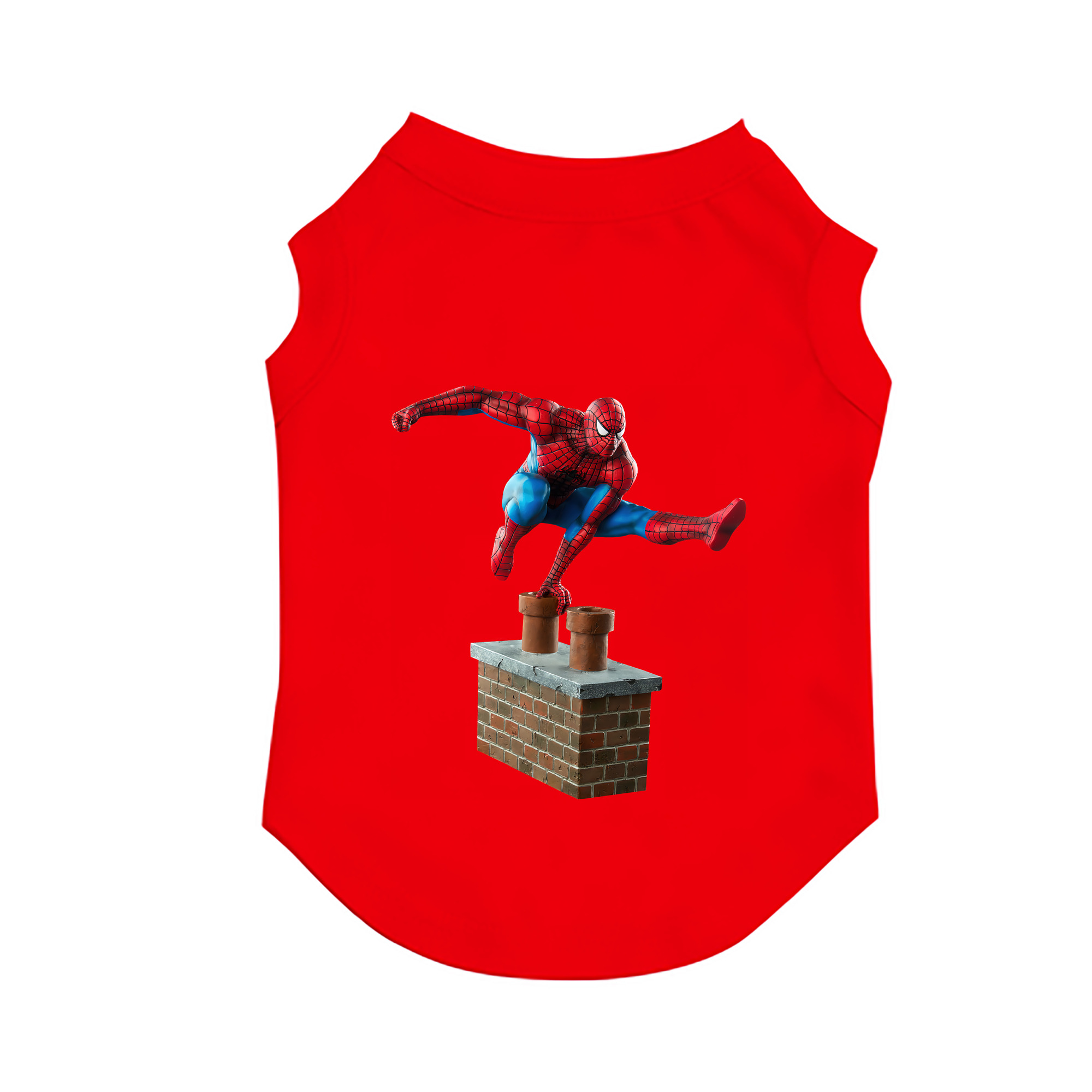 （画像用） Spider Man スパイダーマン ペット用ベスト