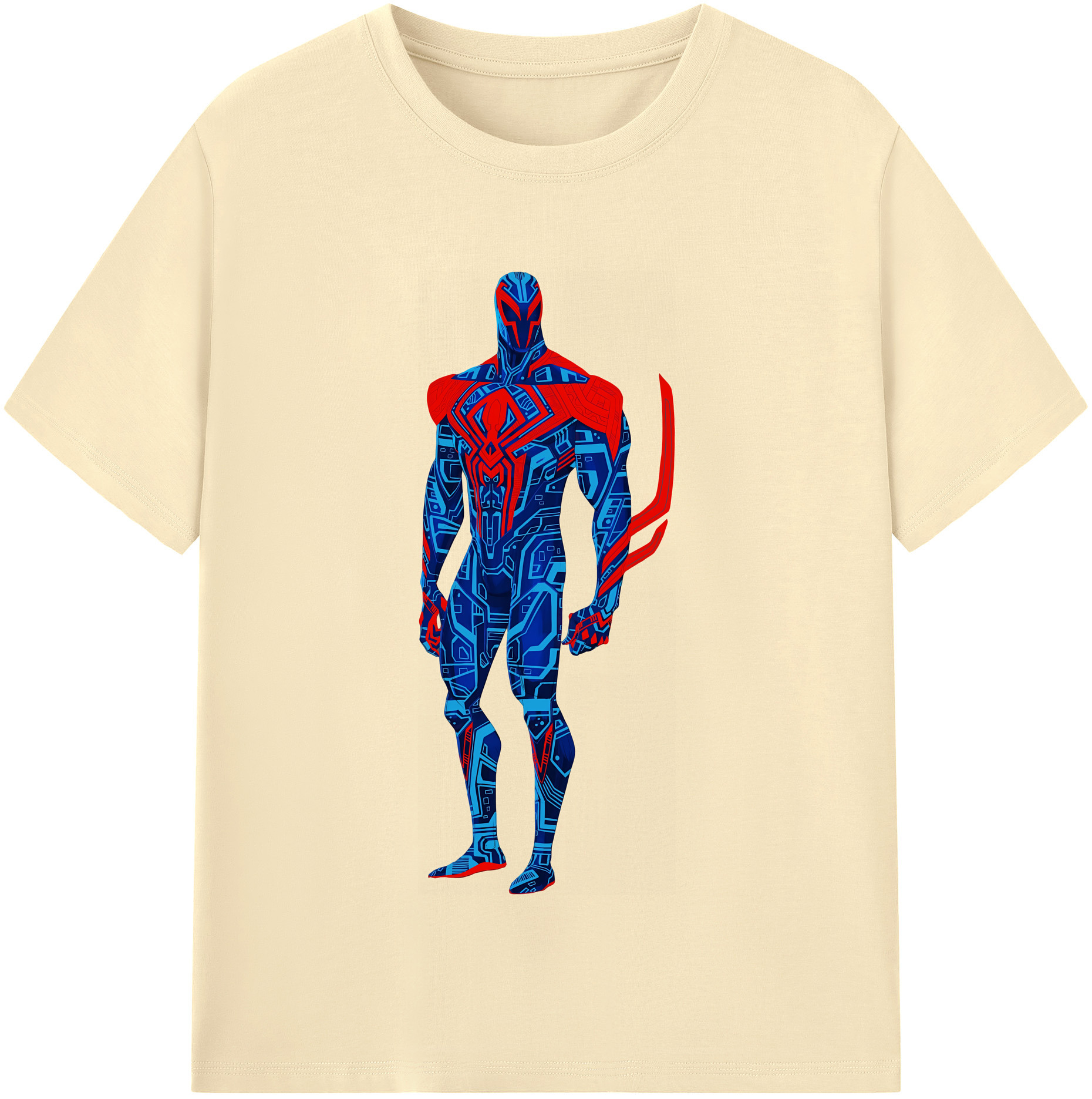 （画像用） Spider Man スパイダーマン 綿100％半袖Tシャツ（フロントプリント）