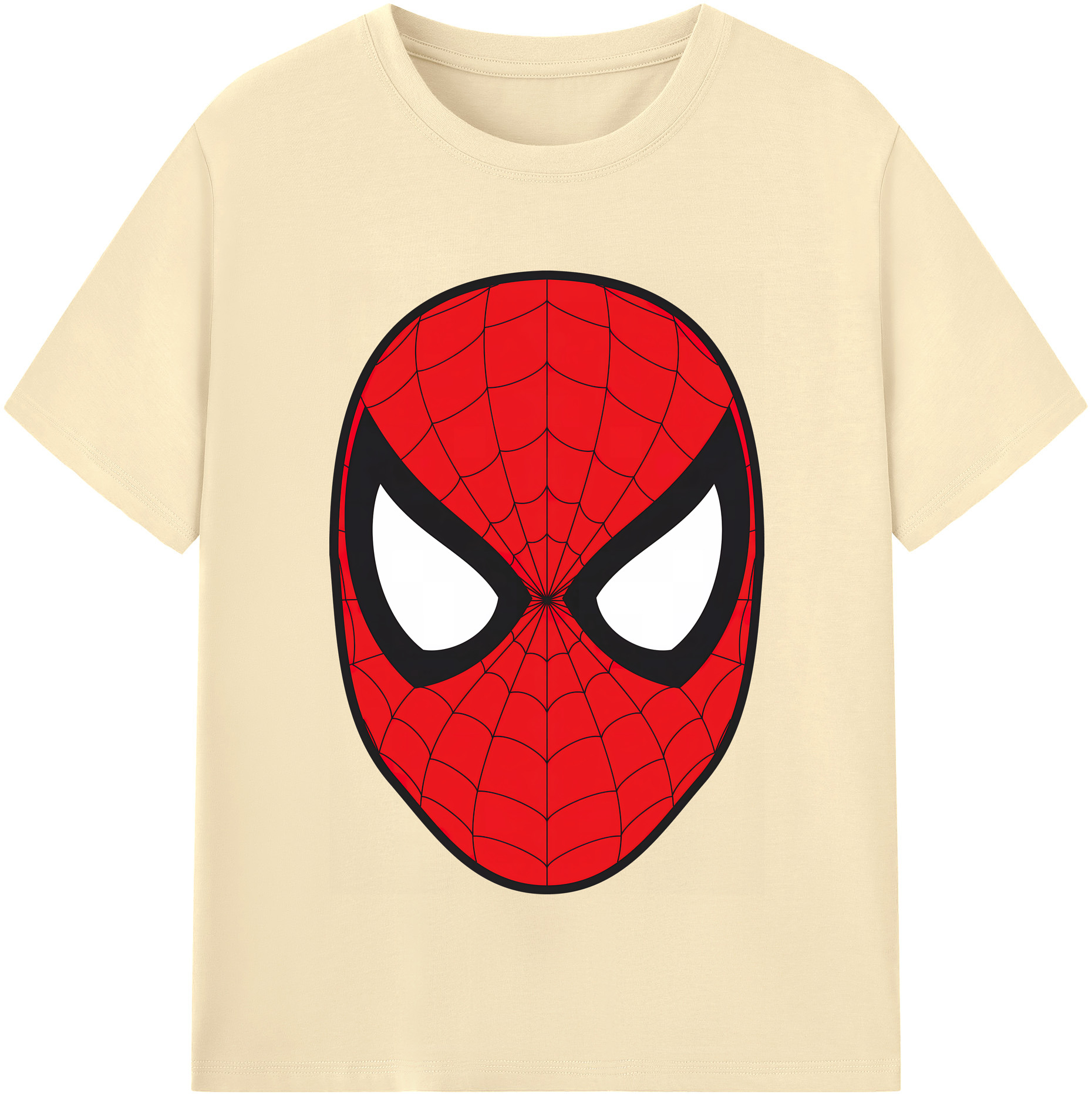 （画像用） Spider Man スパイダーマン 綿100％半袖Tシャツ（フロントプリント）