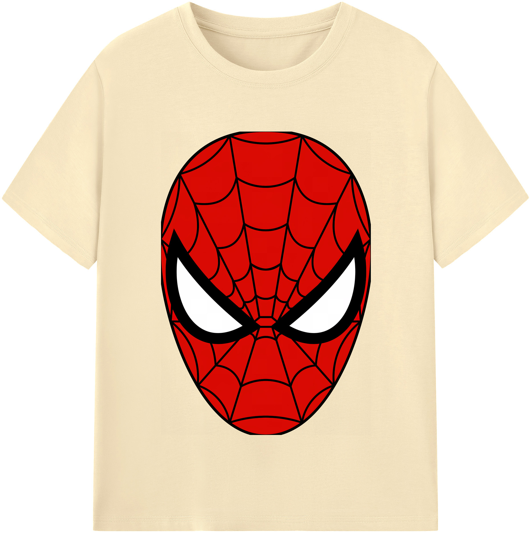 （画像用） Spider Man スパイダーマン 綿100％半袖Tシャツ（フロントプリント）