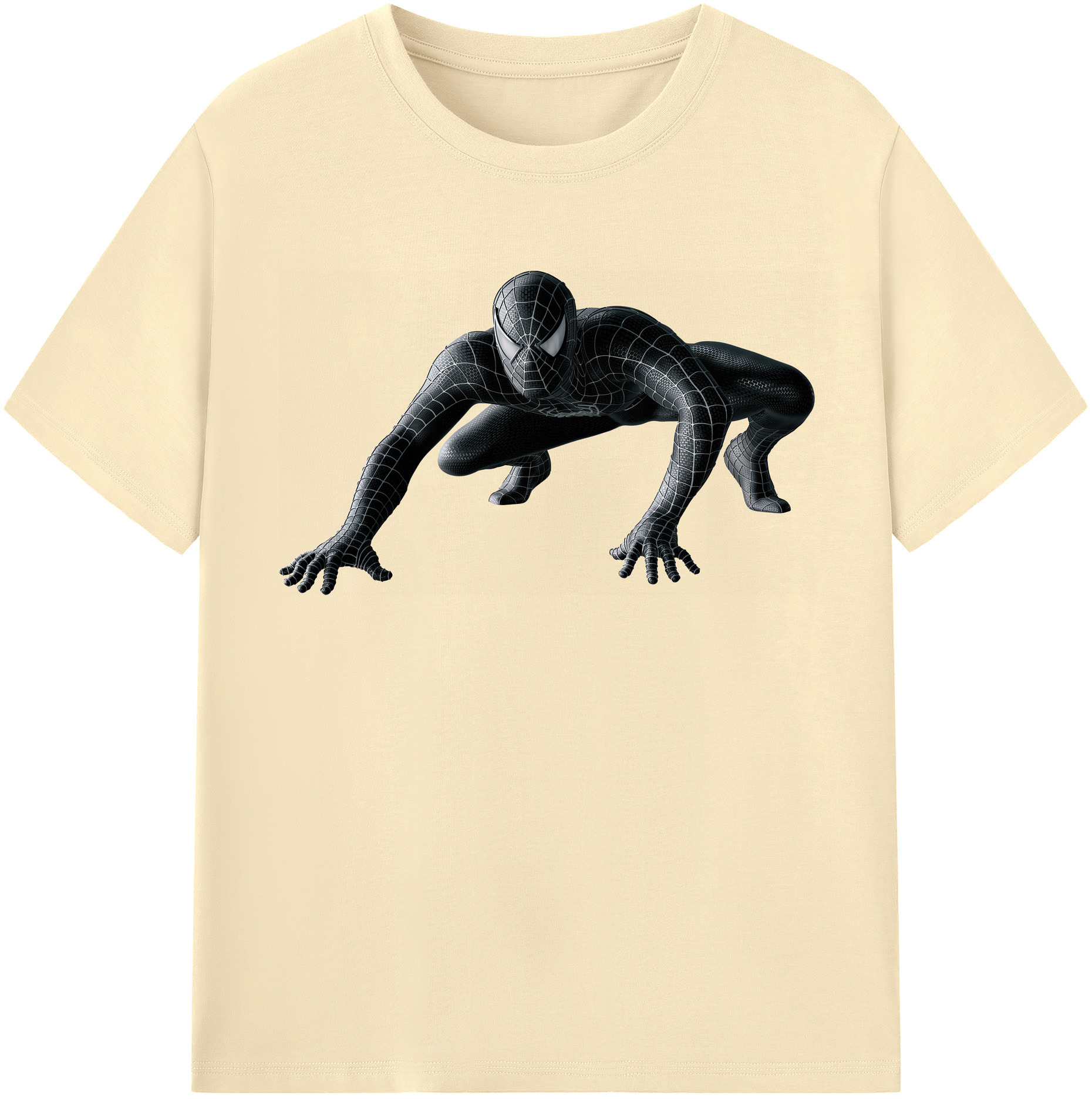 （画像用） Spider Man スパイダーマン 綿100％半袖Tシャツ（フロントプリント）