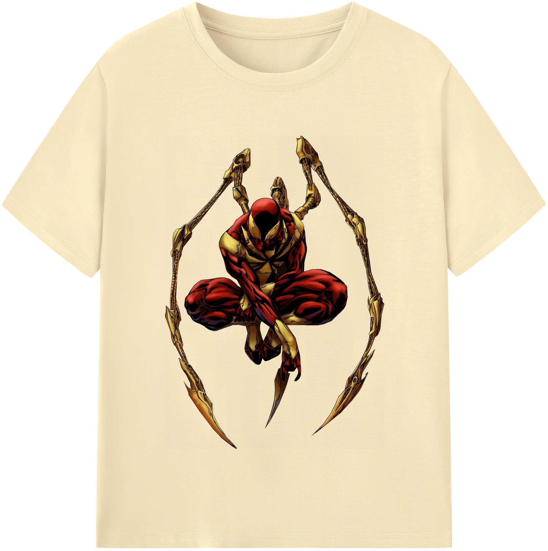 （画像用） Spider Man スパイダーマン 綿100％半袖Tシャツ（フロントプリント）