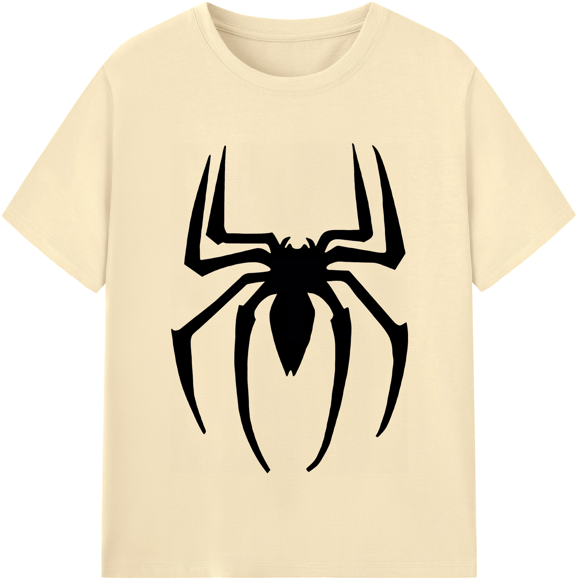 （画像用） Spider Man スパイダーマン 綿100％半袖Tシャツ（フロントプリント）