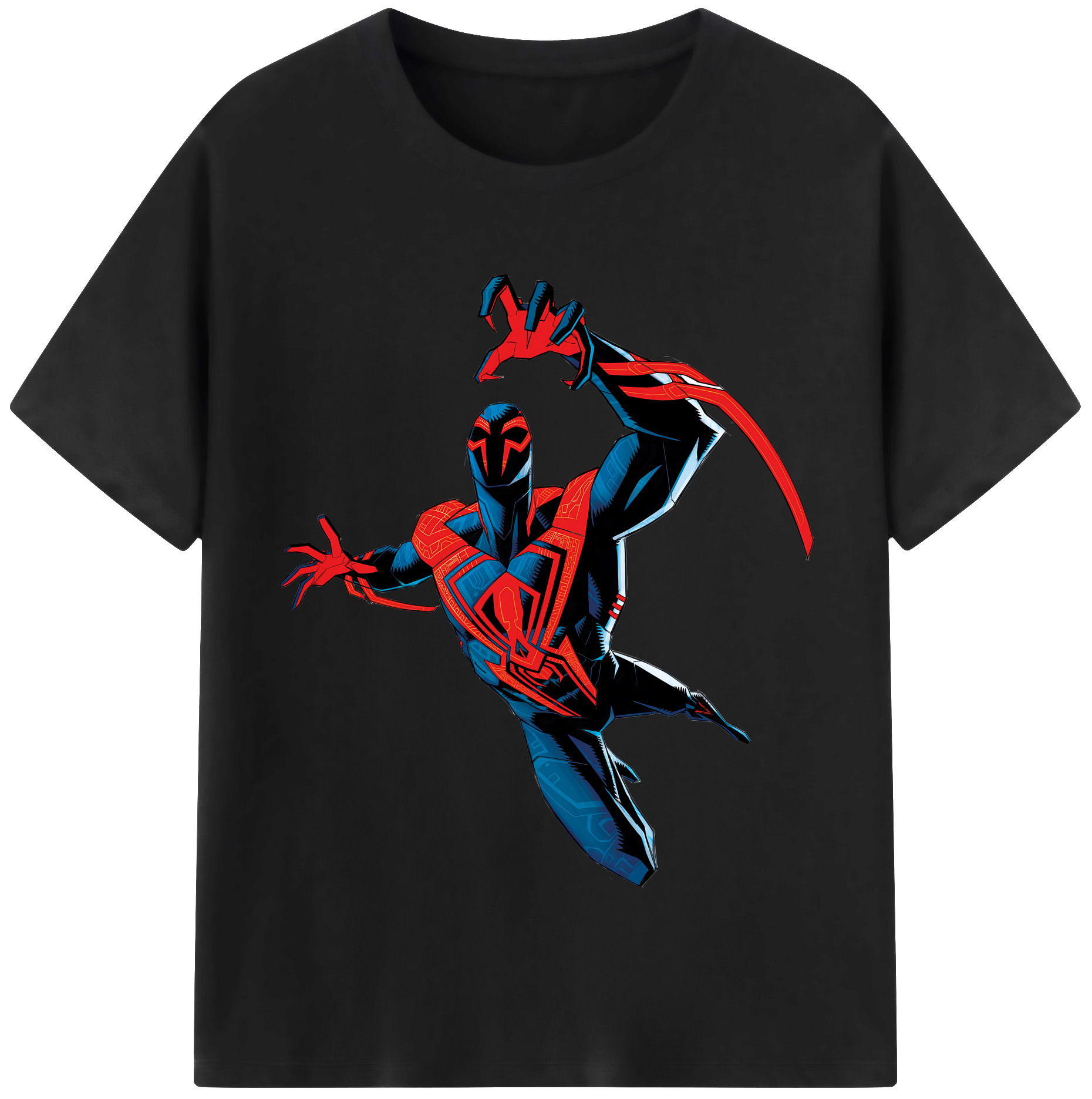 （画像用） Spider Man スパイダーマン 綿100％半袖Tシャツ（フロントプリント）