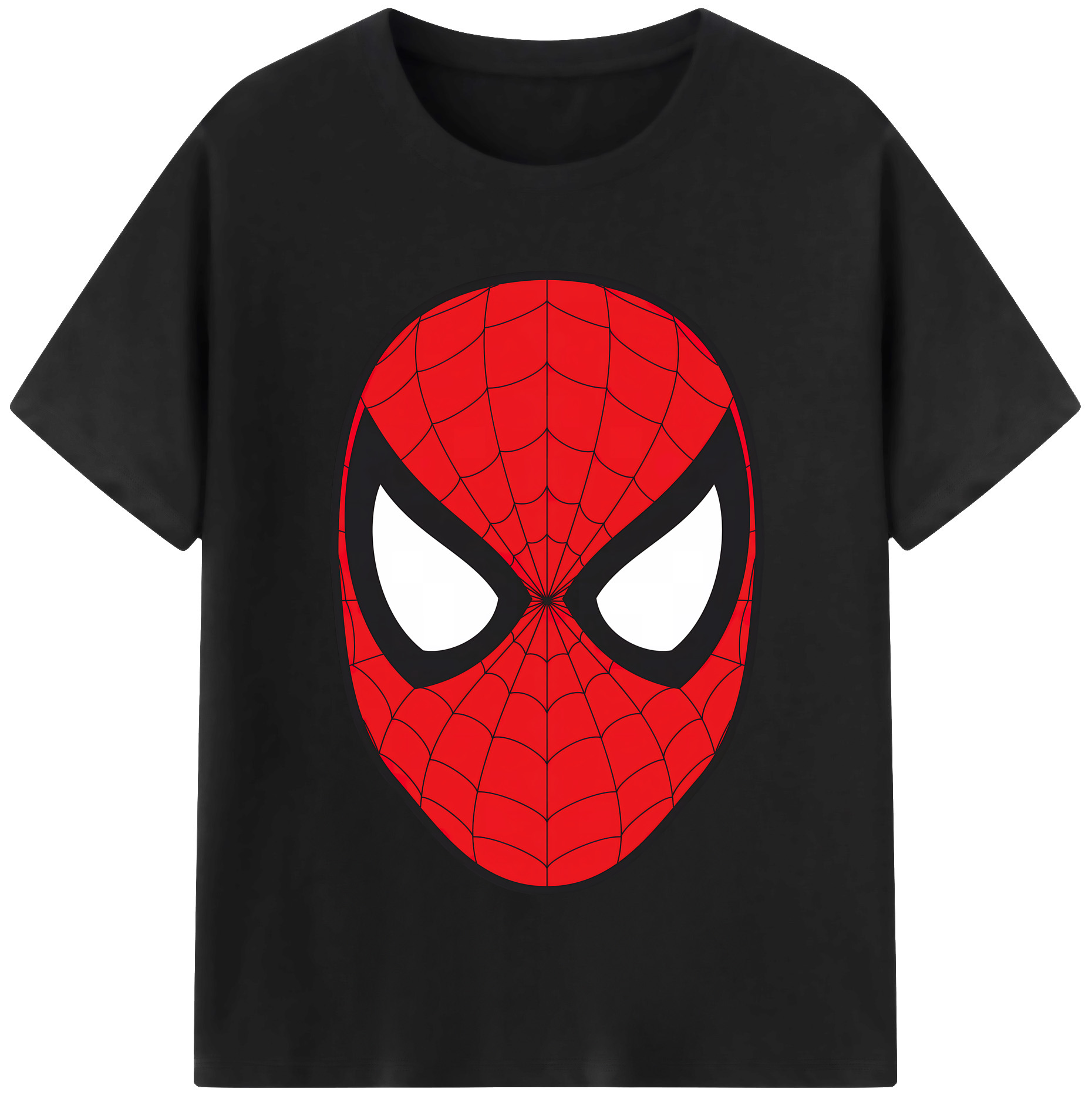 （画像用） Spider Man スパイダーマン 綿100％半袖Tシャツ（フロントプリント）