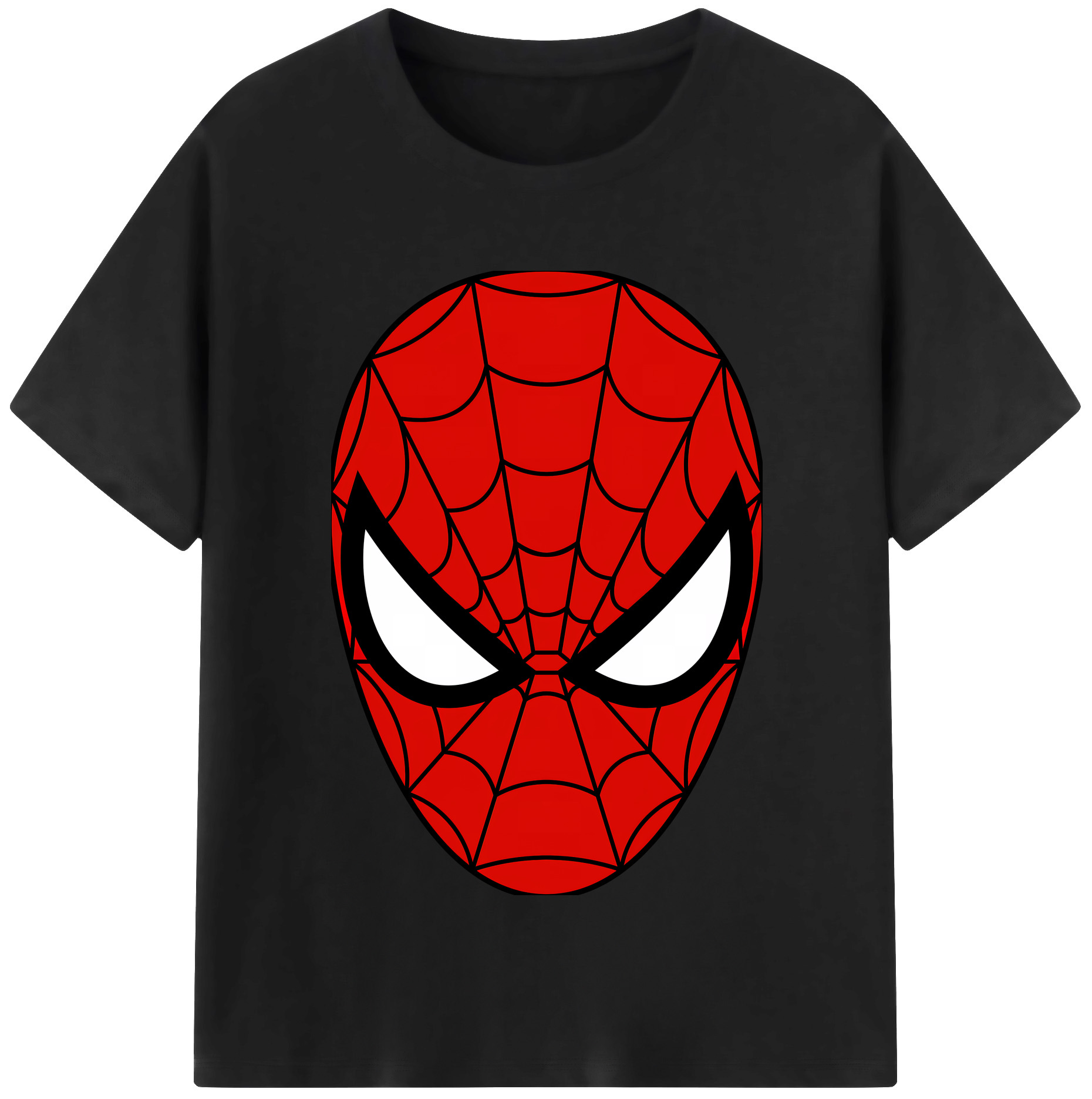 （画像用） Spider Man スパイダーマン 綿100％半袖Tシャツ（フロントプリント）