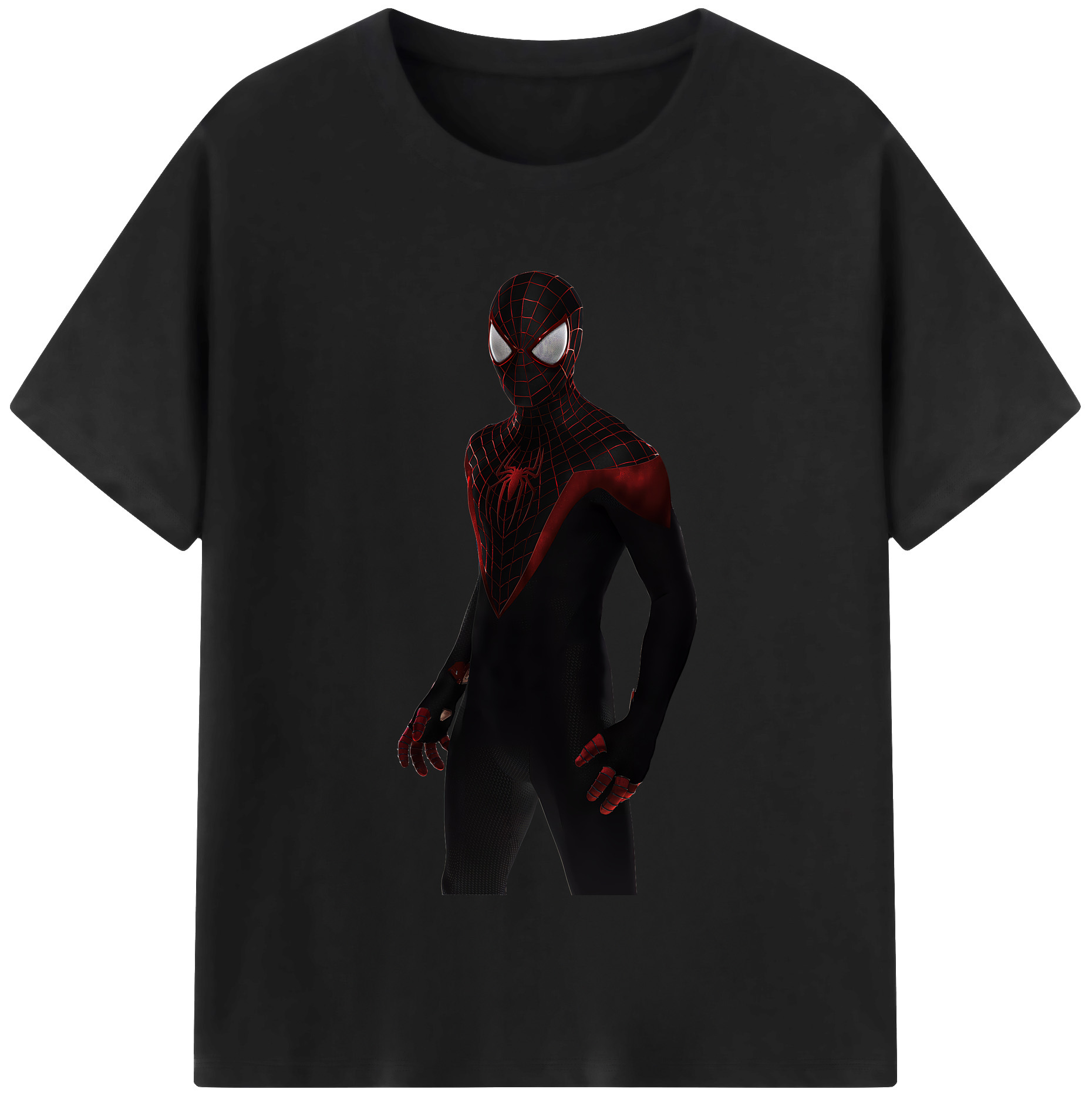 （画像用） Spider Man スパイダーマン 綿100％半袖Tシャツ（フロントプリント）