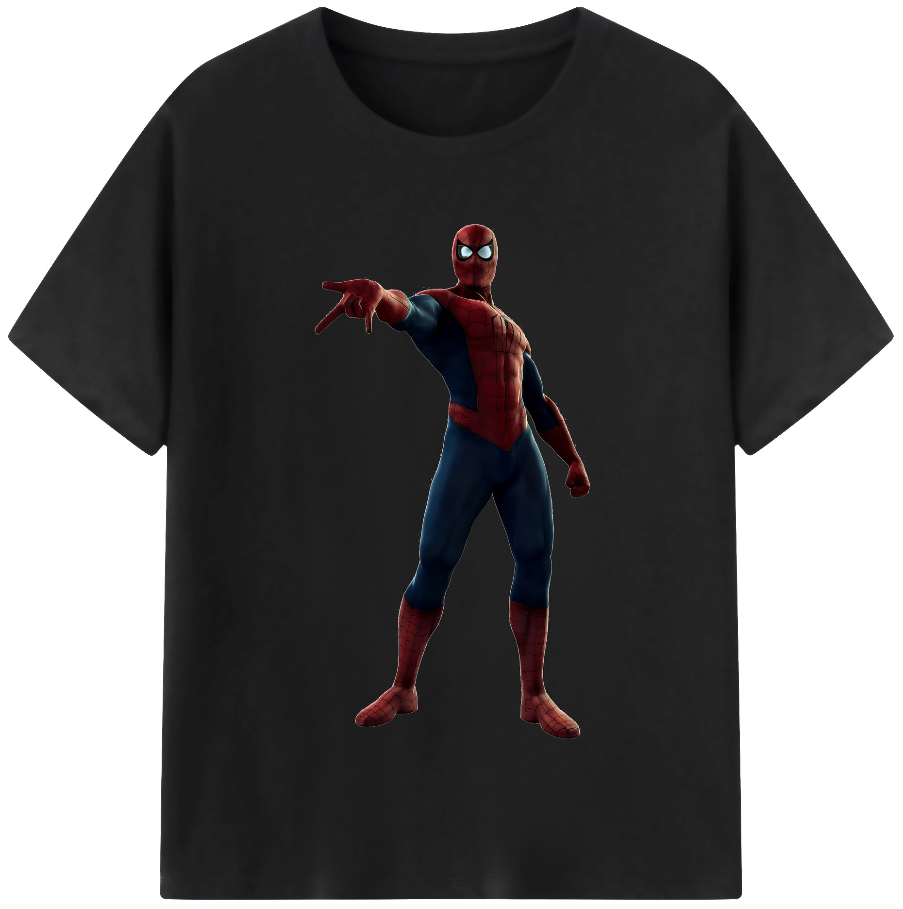 （画像用） Spider Man スパイダーマン 綿100％半袖Tシャツ（フロントプリント）