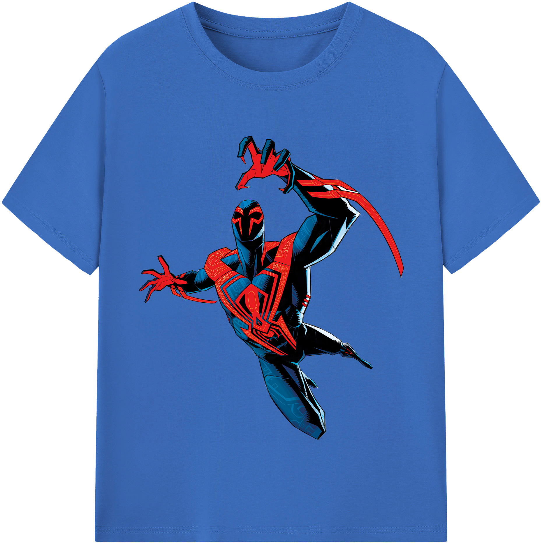 （画像用） Spider Man スパイダーマン 綿100％半袖Tシャツ（フロントプリント）