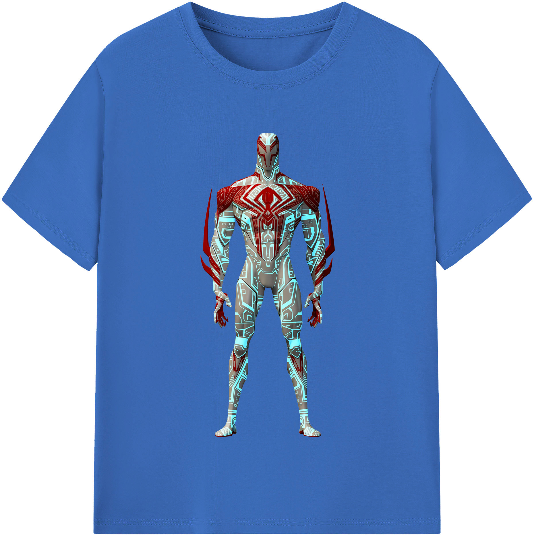 （画像用） Spider Man スパイダーマン 綿100％半袖Tシャツ（フロントプリント）